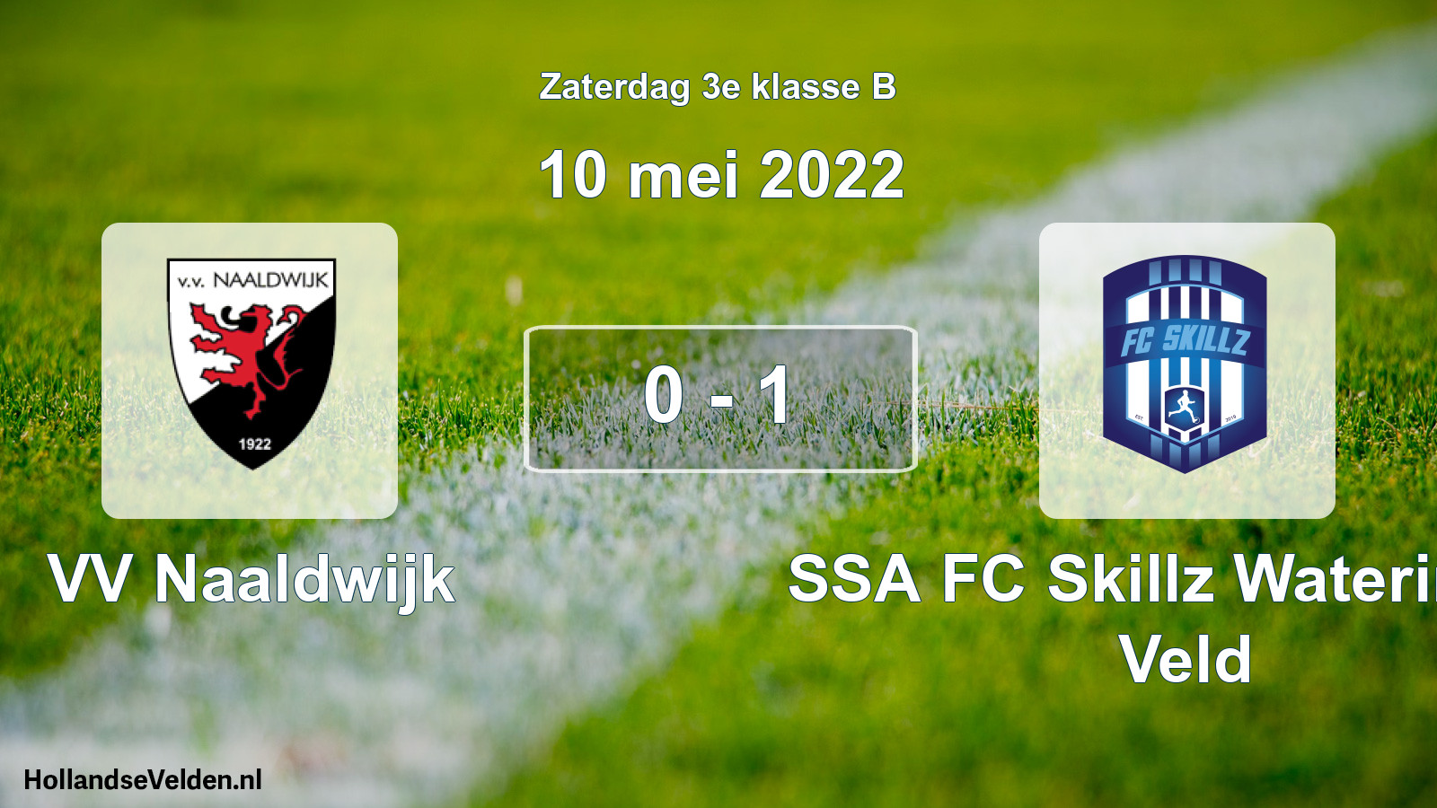 Total number of matches played: VV Naaldwijk - SSA FC Skillz Wateringse Veld 0 - 1 (10 May 2022)
