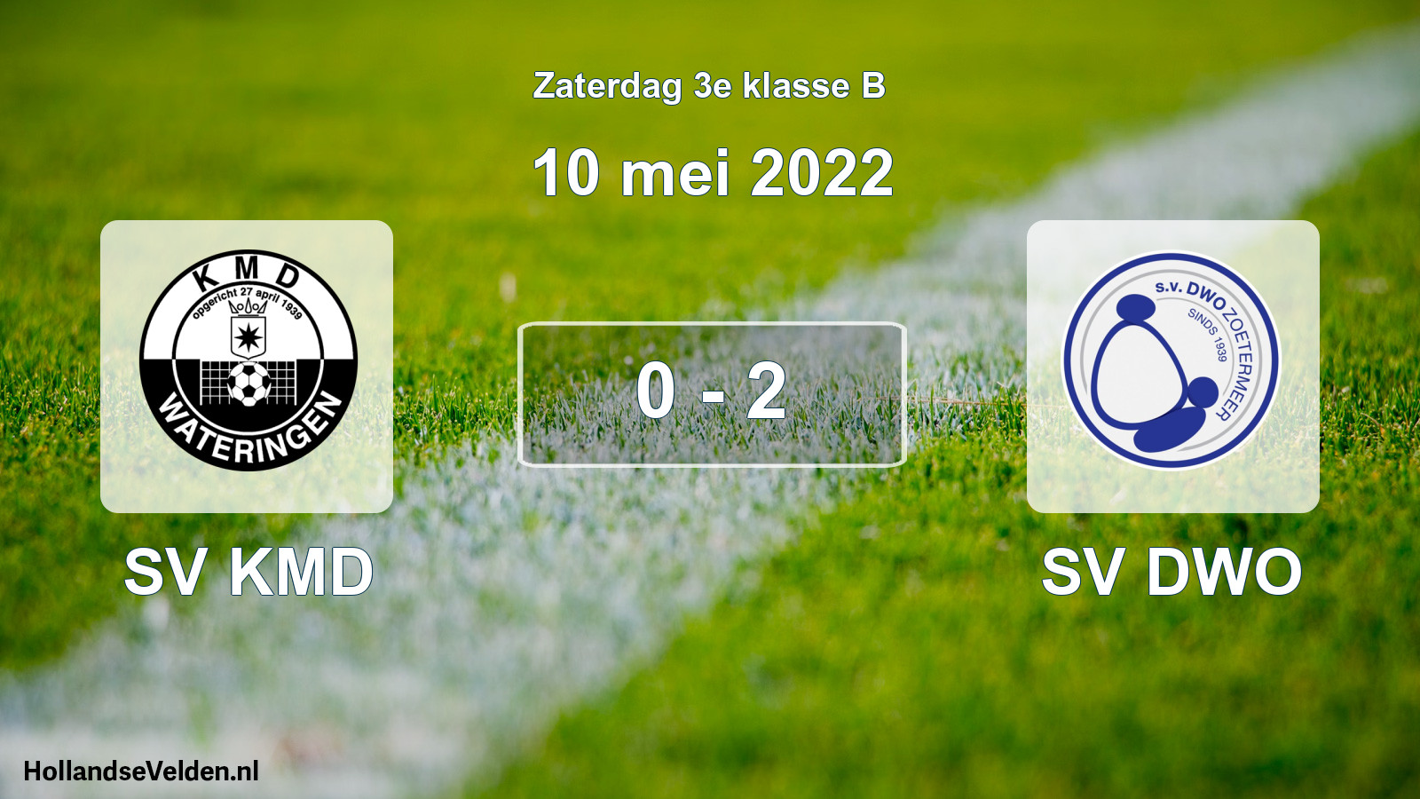 Total number of matches played: SV KMD - SV DWO 0 - 2 (10 May 2022)