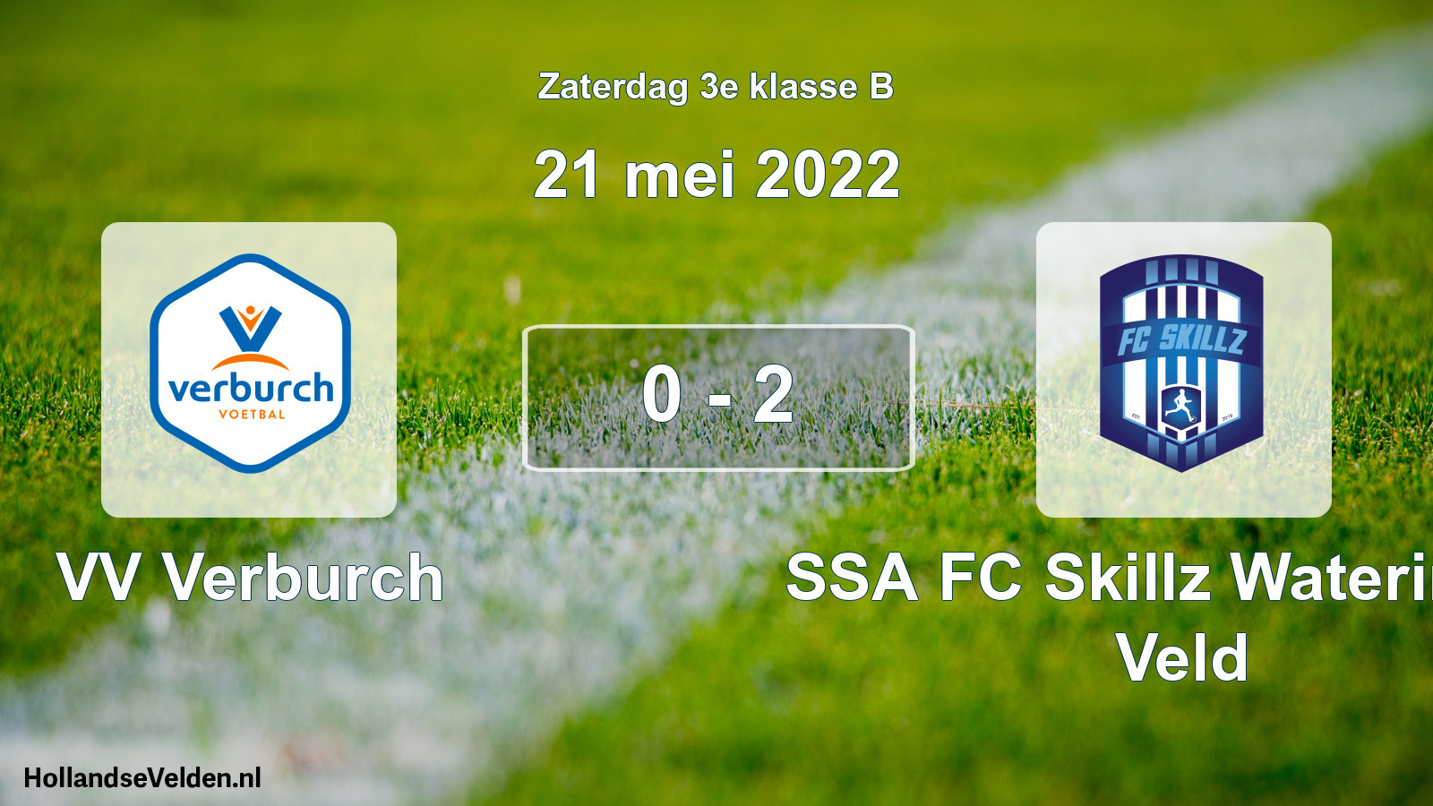 Total number of matches played: VV Verburch - SSA FC Skillz Wateringse Veld 0 - 2 (21 May 2022)