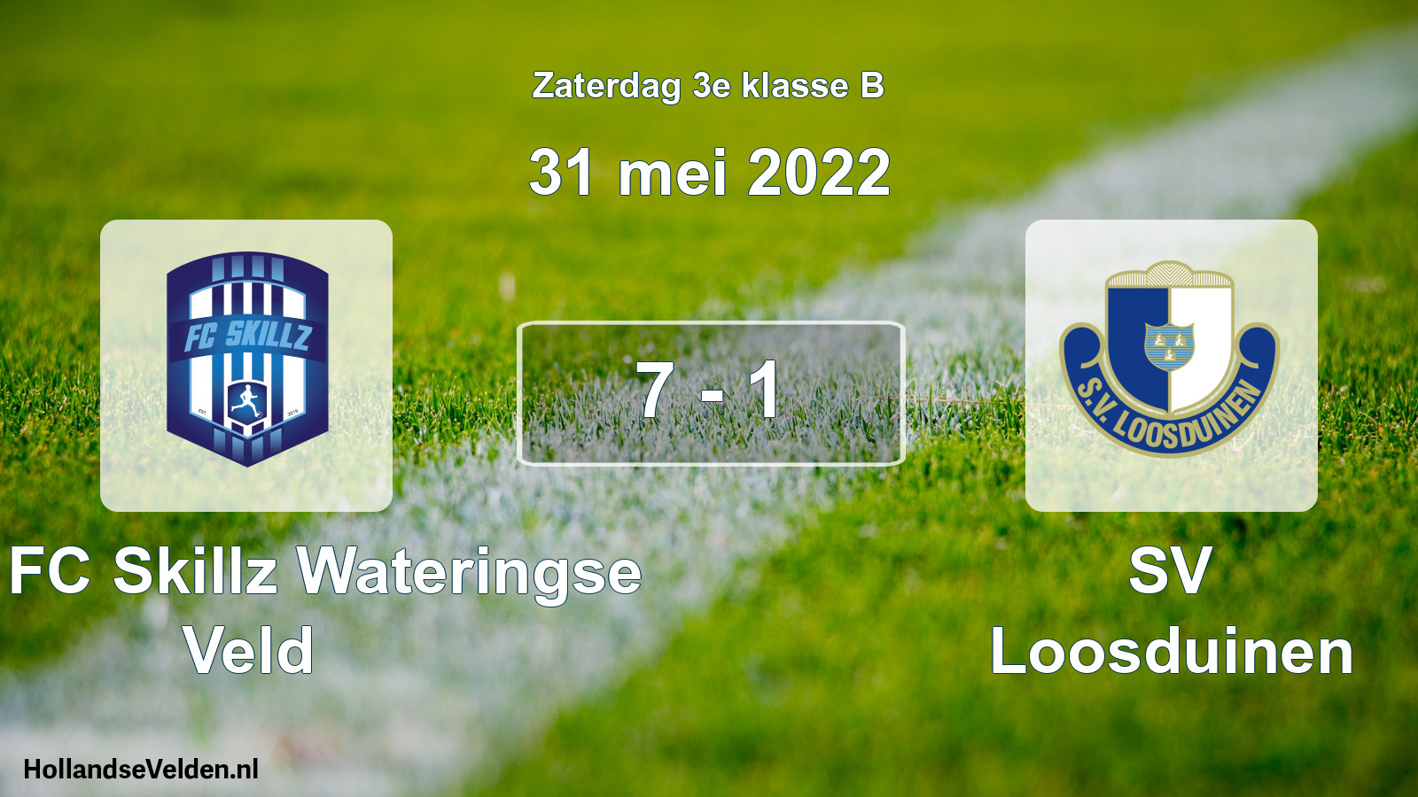 Total number of matches played: SSA FC Skillz Wateringse Veld - SV Loosduinen 7 - 1 (31 May 2022)