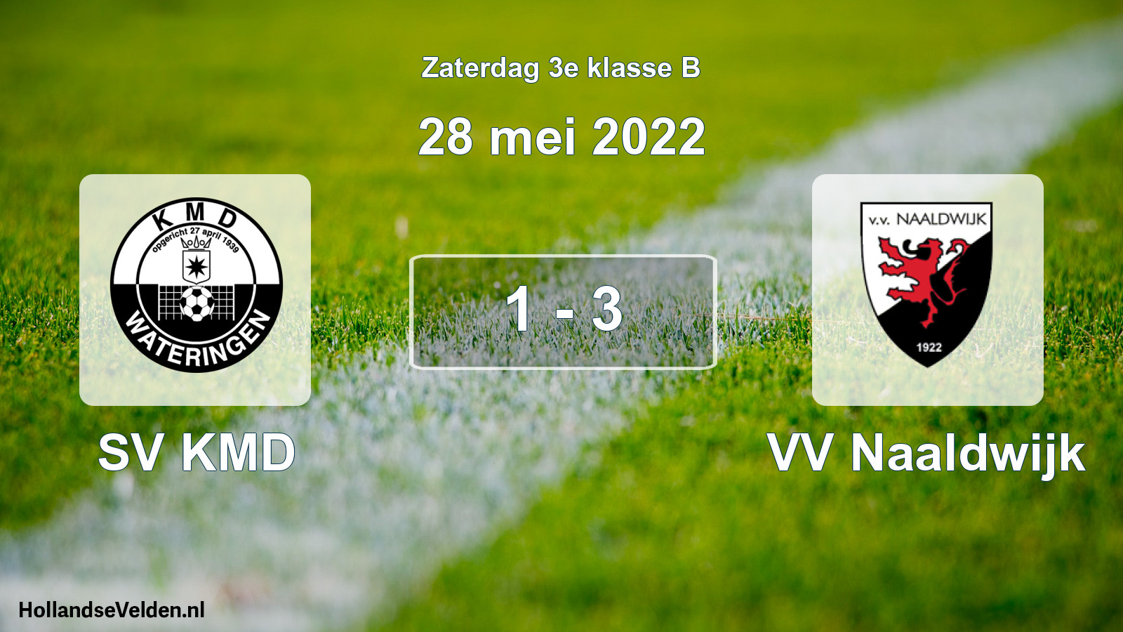 Total number of matches played: SV KMD - VV Naaldwijk 1 - 3 (28 May 2022)