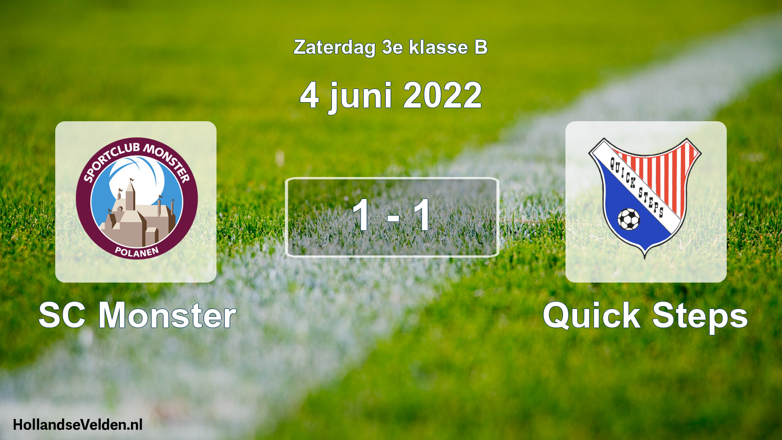 Total number of matches played: SC Monster - Quick Steps 1 - 1 (4 June 2022)