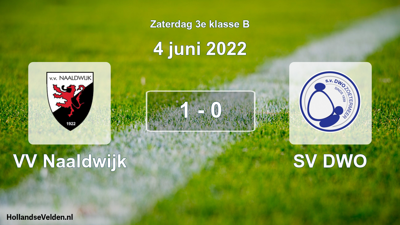 Total number of matches played: VV Naaldwijk - SV DWO 1 - 0 (4 June 2022)