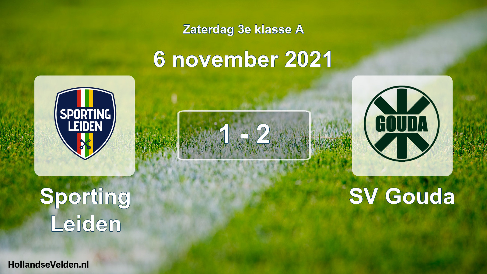 Total number of matches played: Sporting Leiden - SV Gouda 1 - 2 (6 November 2021)