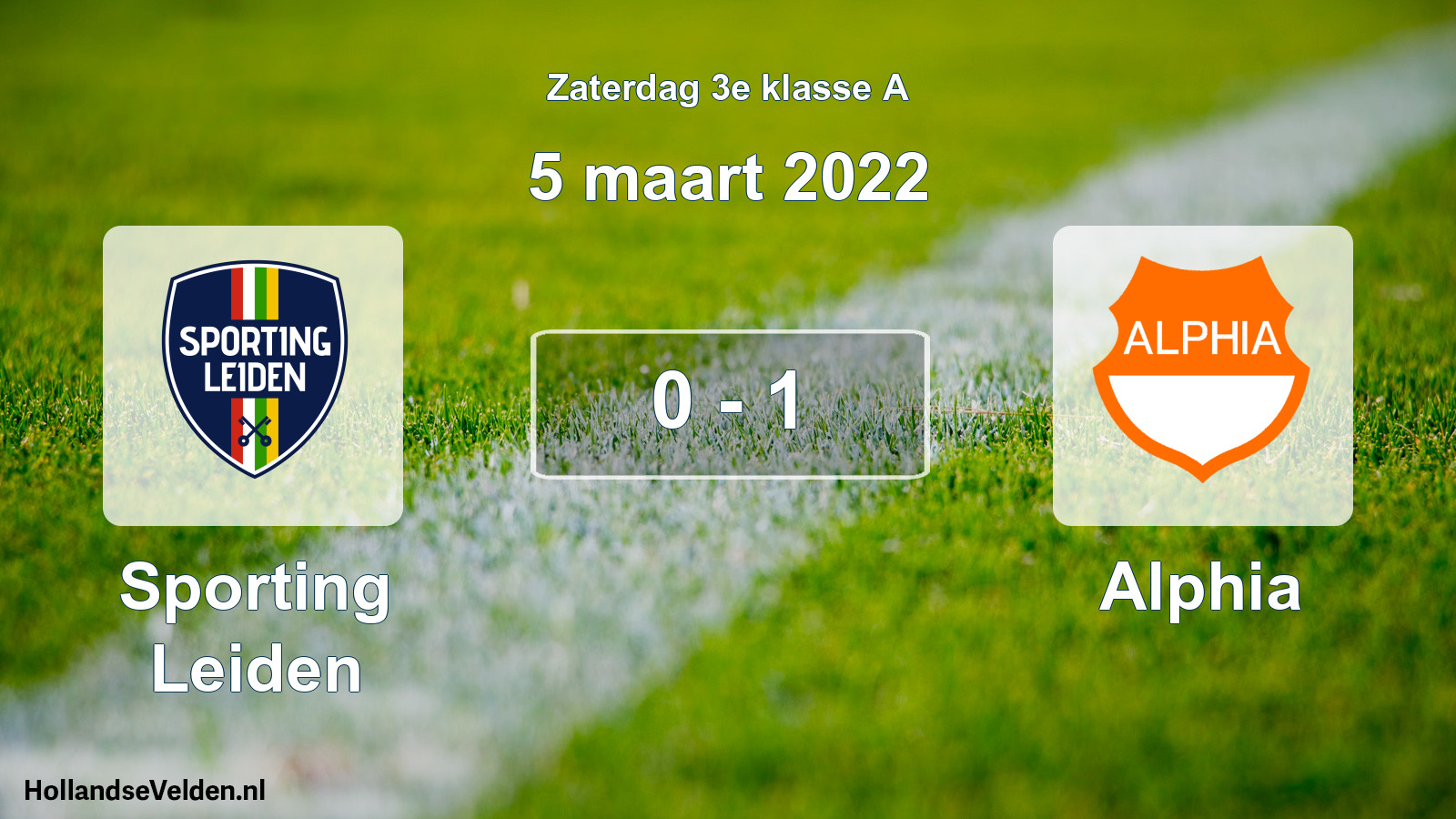 Total number of matches played: Sporting Leiden - Alphia 0 - 1 (5 March 2022)