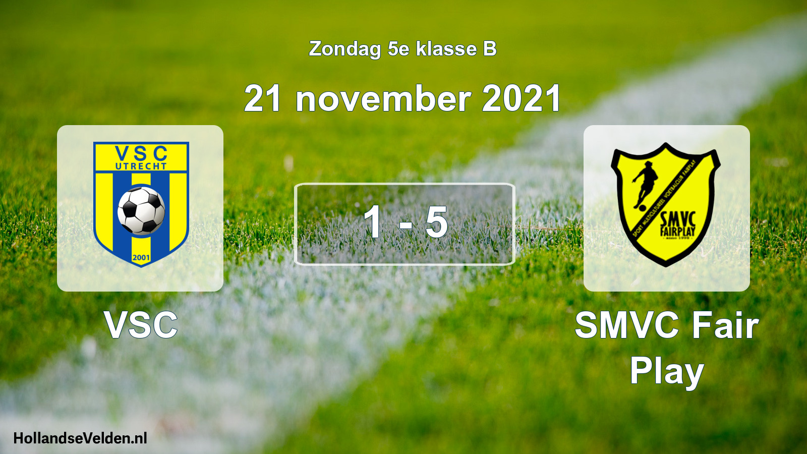 Total number of matches played: VSC - SMVC Fair Play 1 - 5 (21 November 2021)