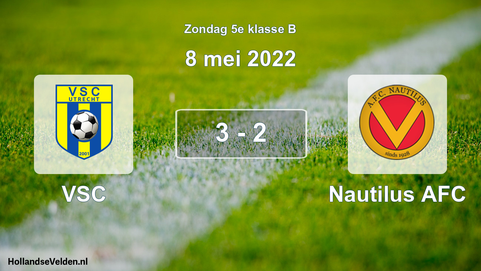 Total number of matches played: VSC - Nautilus AFC 3 - 2 (8 May 2022)
