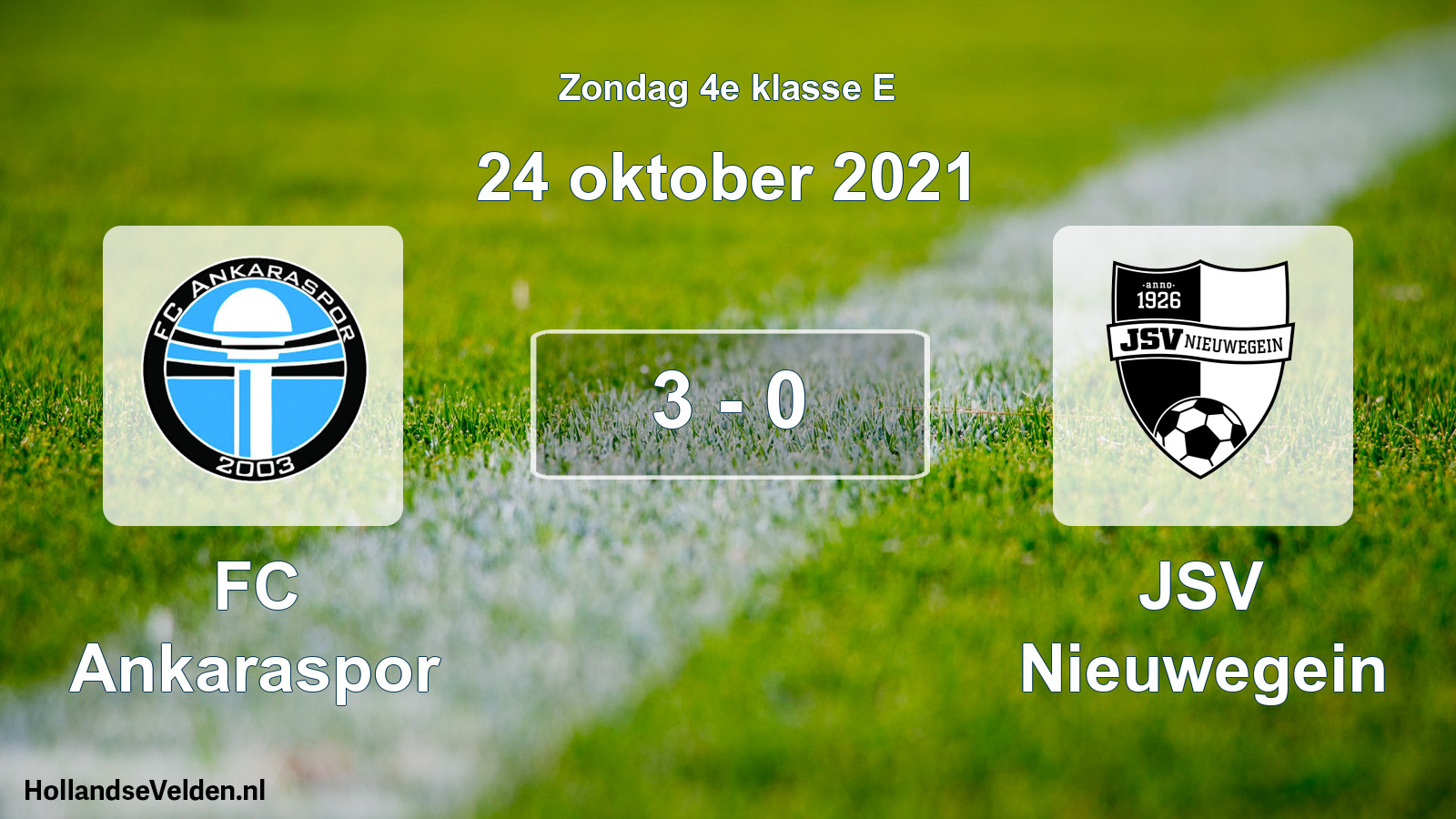 Total number of matches played: FC Ankaraspor - JSV Nieuwegein 3 - 0 (24 October 2021)
