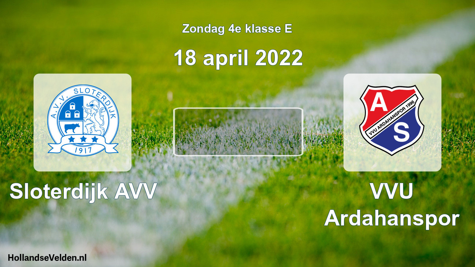 Scheduled Match: Sloterdijk AVV - VVU Ardahanspor (18 April 2022)