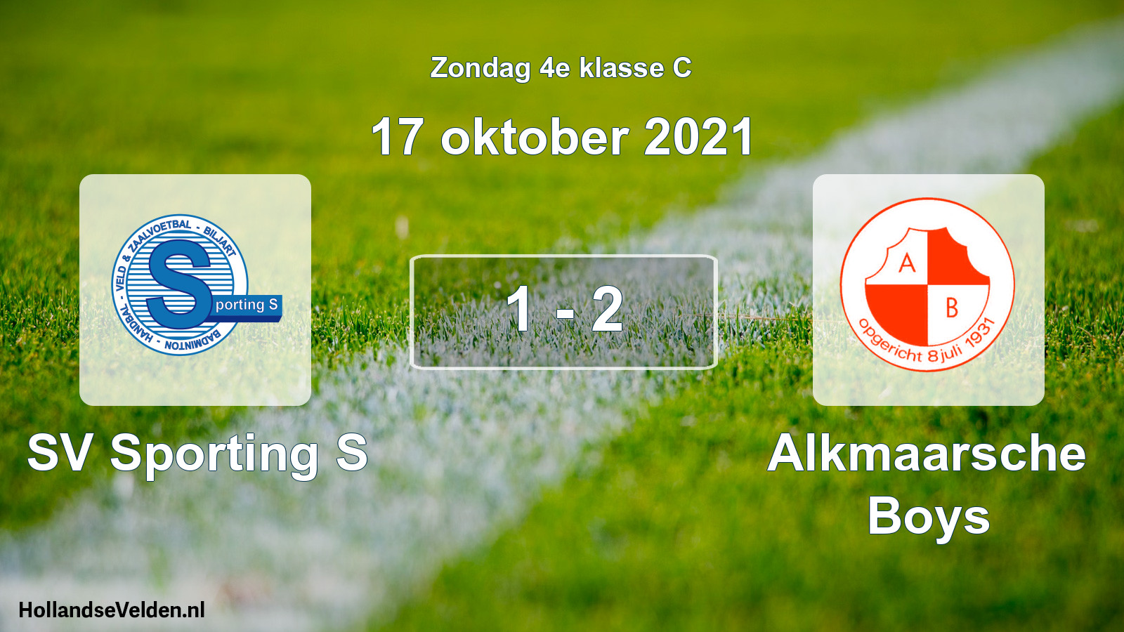 Total number of matches played: SV Sporting S - Alkmaarsche Boys 1 - 2 (17 October 2021)
