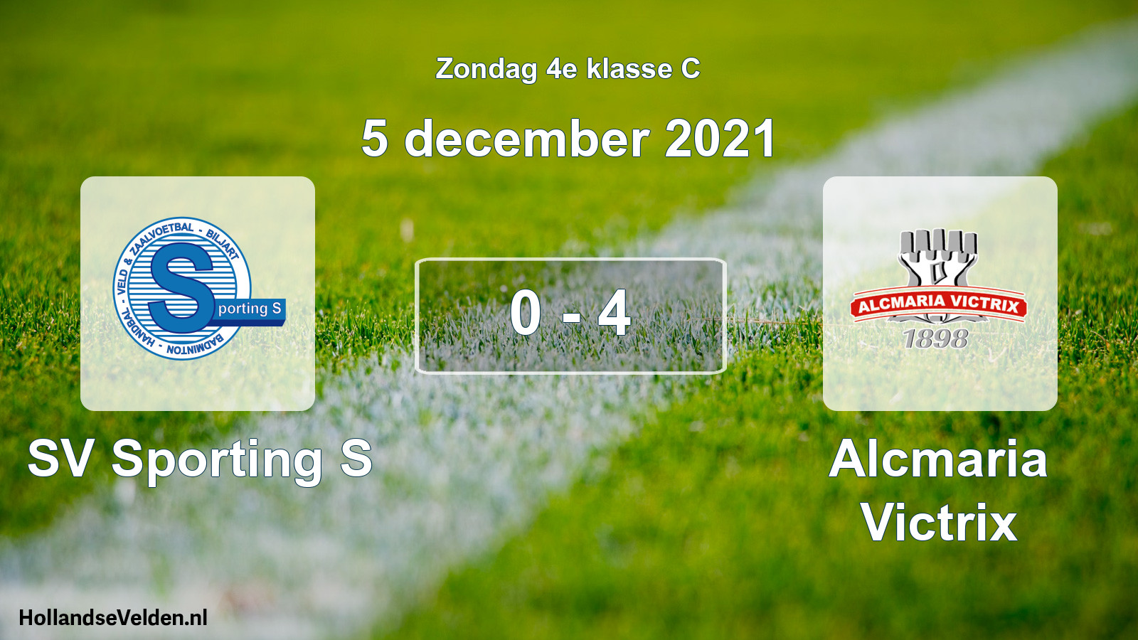 Total number of matches played: SV Sporting S - Alcmaria Victrix 0 - 4 (5 December 2021)