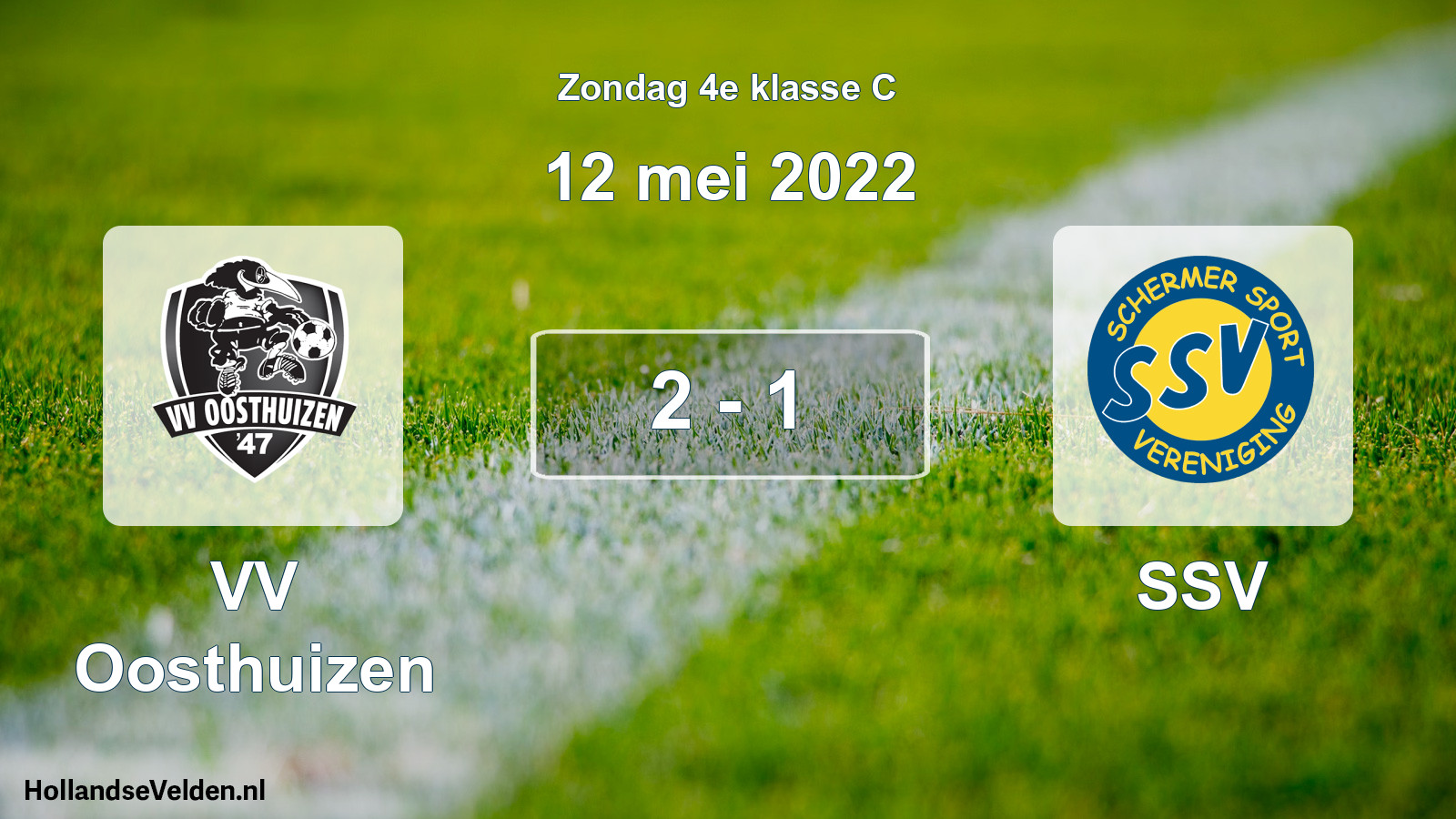 Total number of matches played: VV Oosthuizen - SSV 2 - 1 (12 May 2022)
