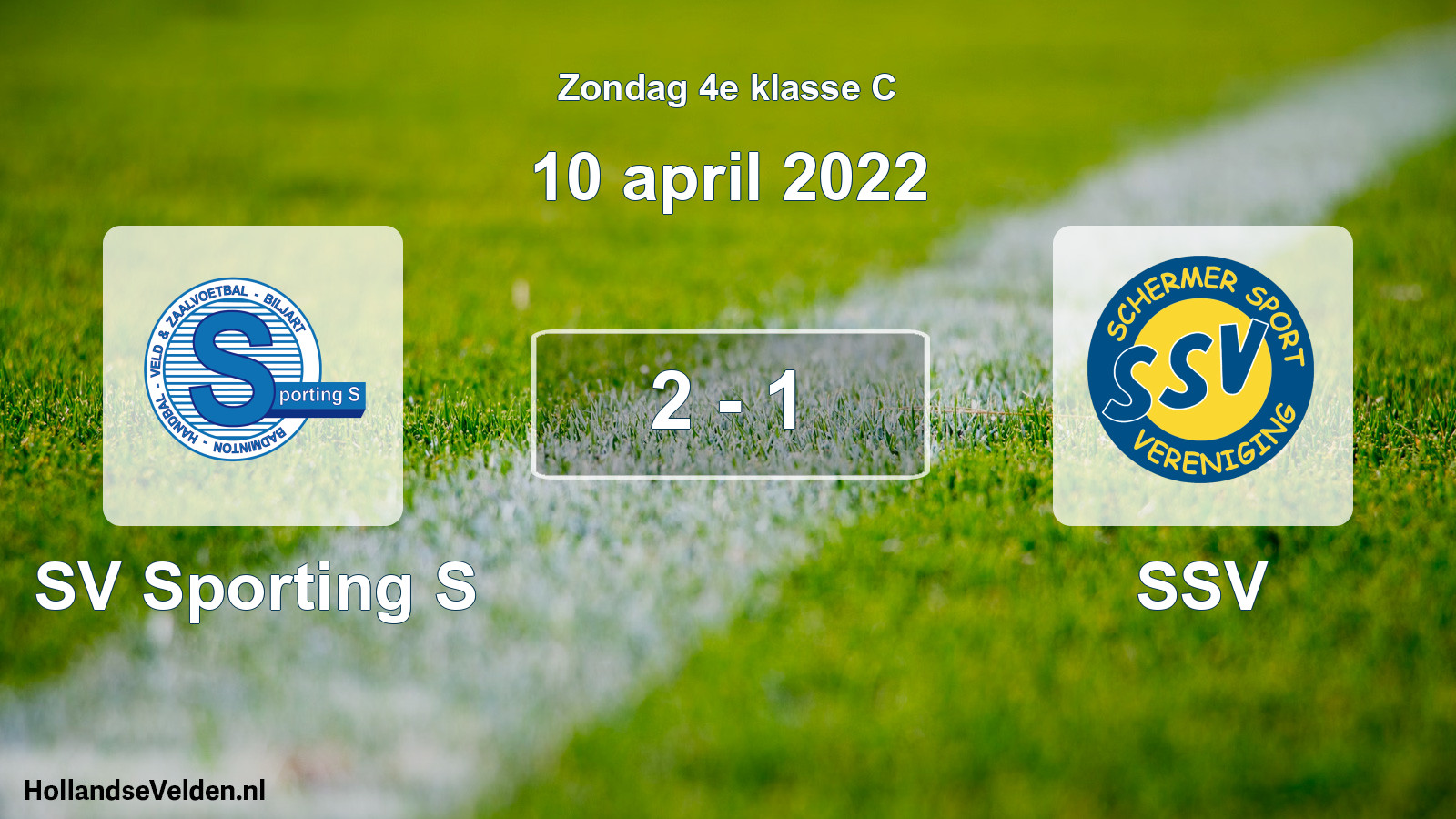Total number of matches played: SV Sporting S - SSV 2 - 1 (10 April 2022)