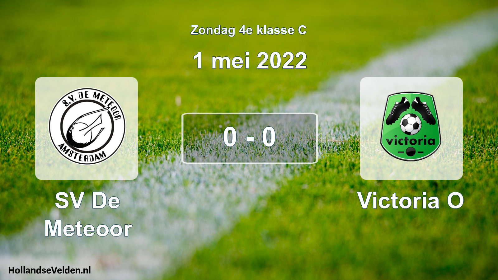 Total number of matches played: SV De Meteoor - Victoria O 0 - 0 (1 May 2022)