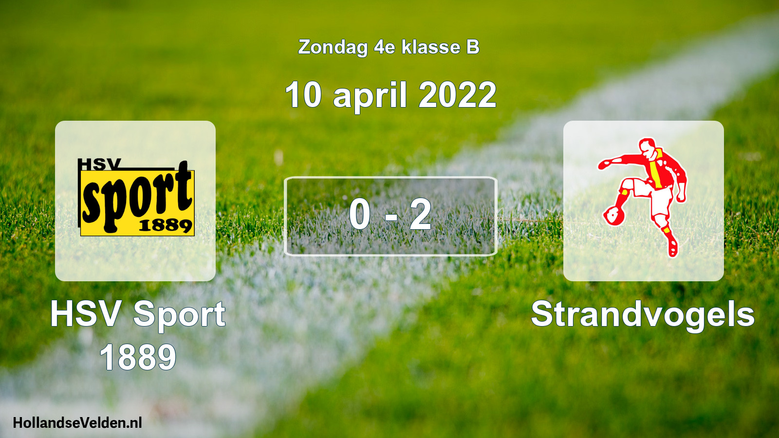 Total number of matches played: HSV Sport 1889 - Strandvogels 0 - 2 (10 April 2022)