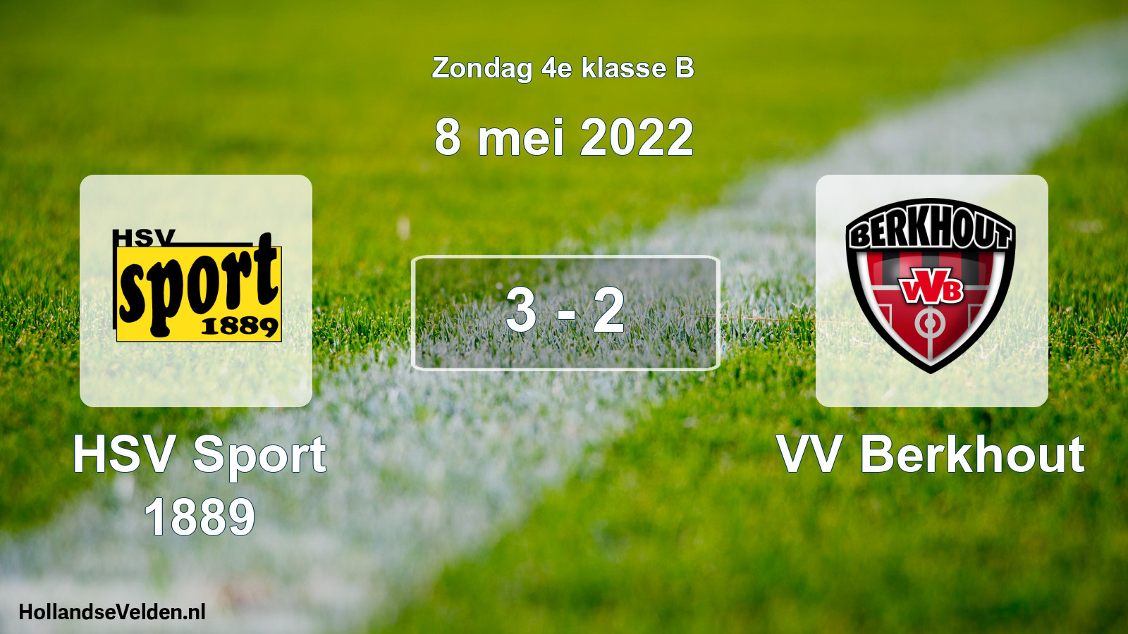 Total number of matches played: HSV Sport 1889 - VV Berkhout 3 - 2 (8 May 2022)