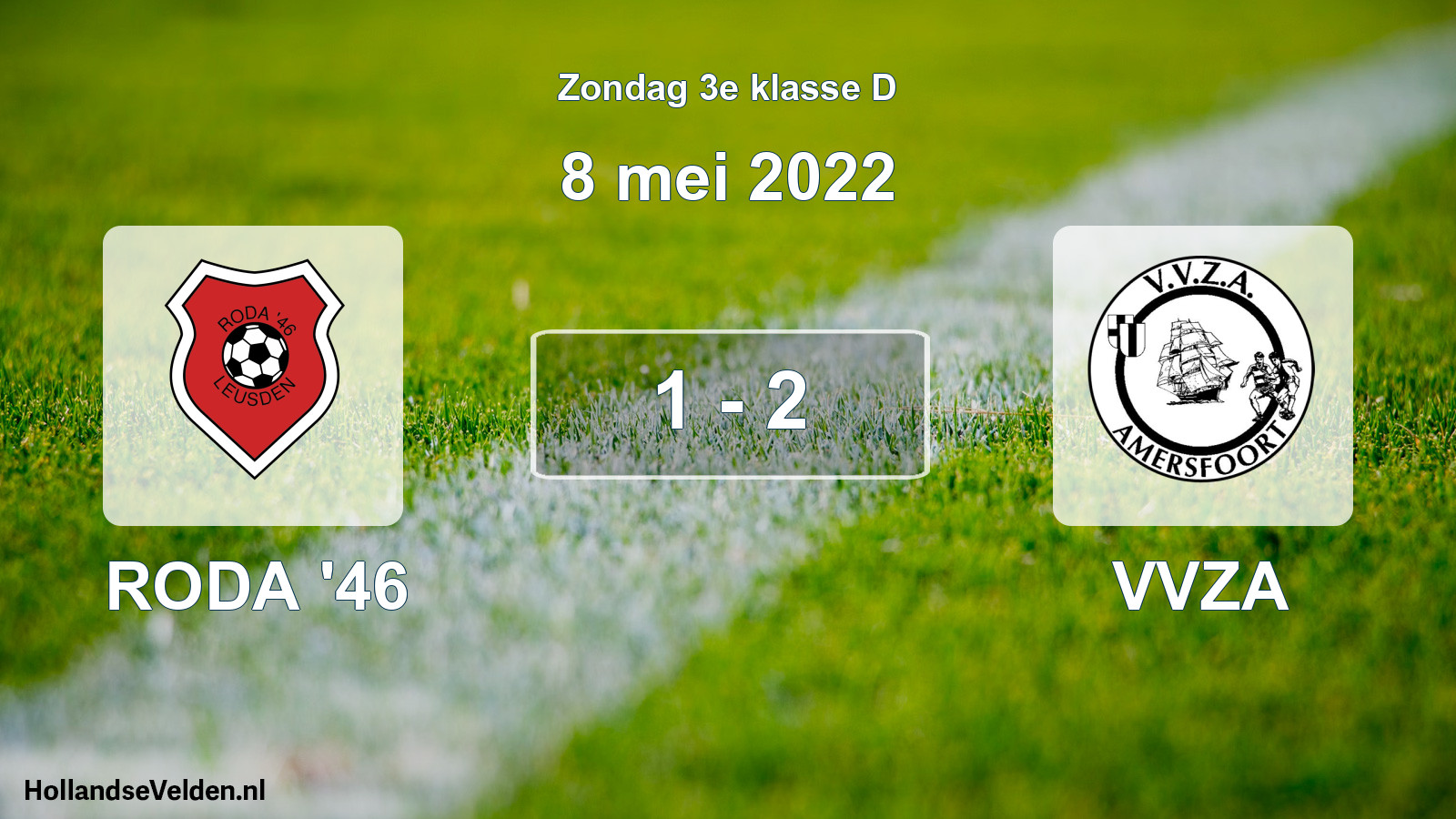 Total number of matches played: RODA '46 - VVZA 1 - 2 (8 May 2022)