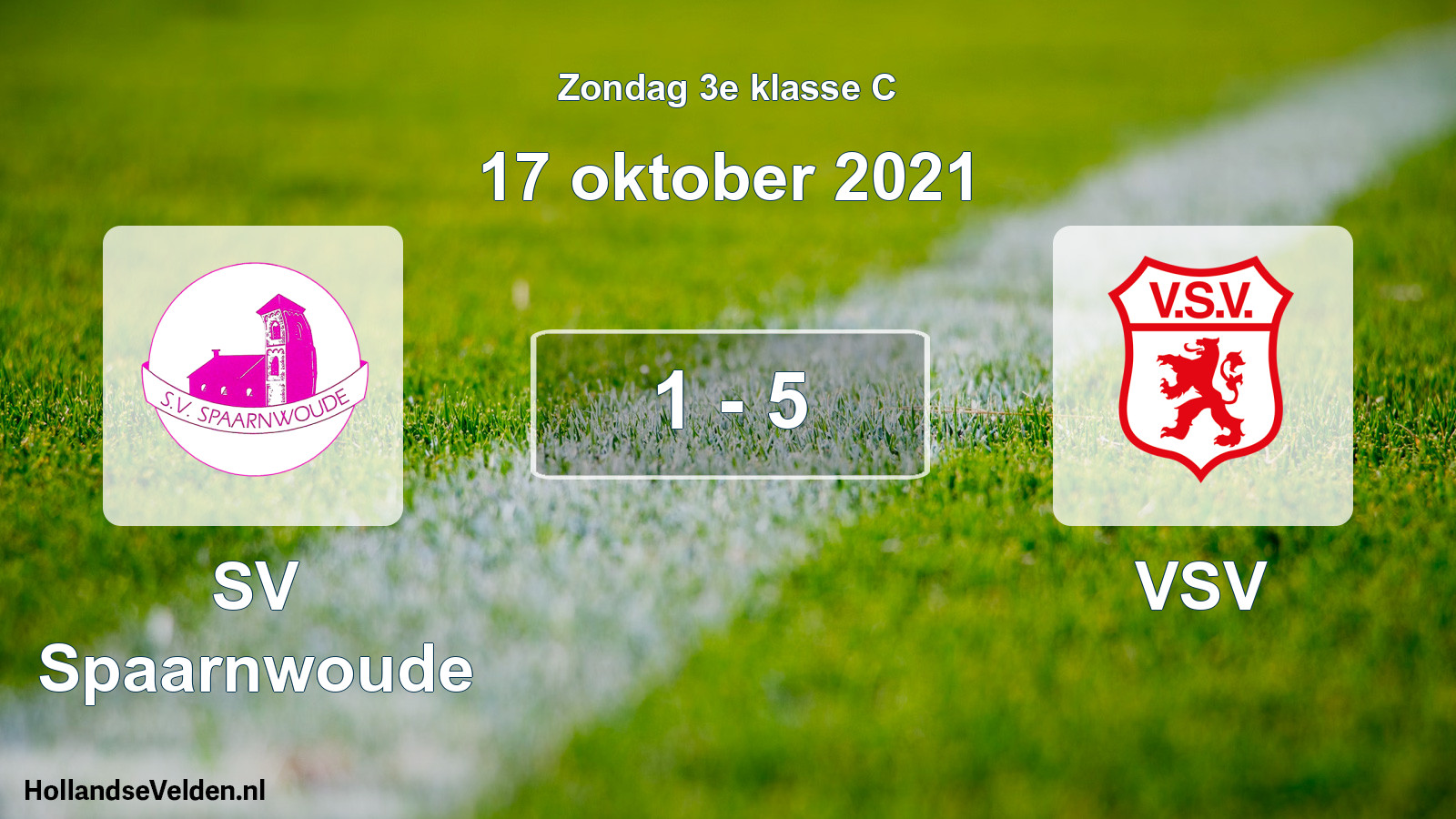 Total number of matches played: SV Spaarnwoude - VSV 1 - 5 (17 October 2021)