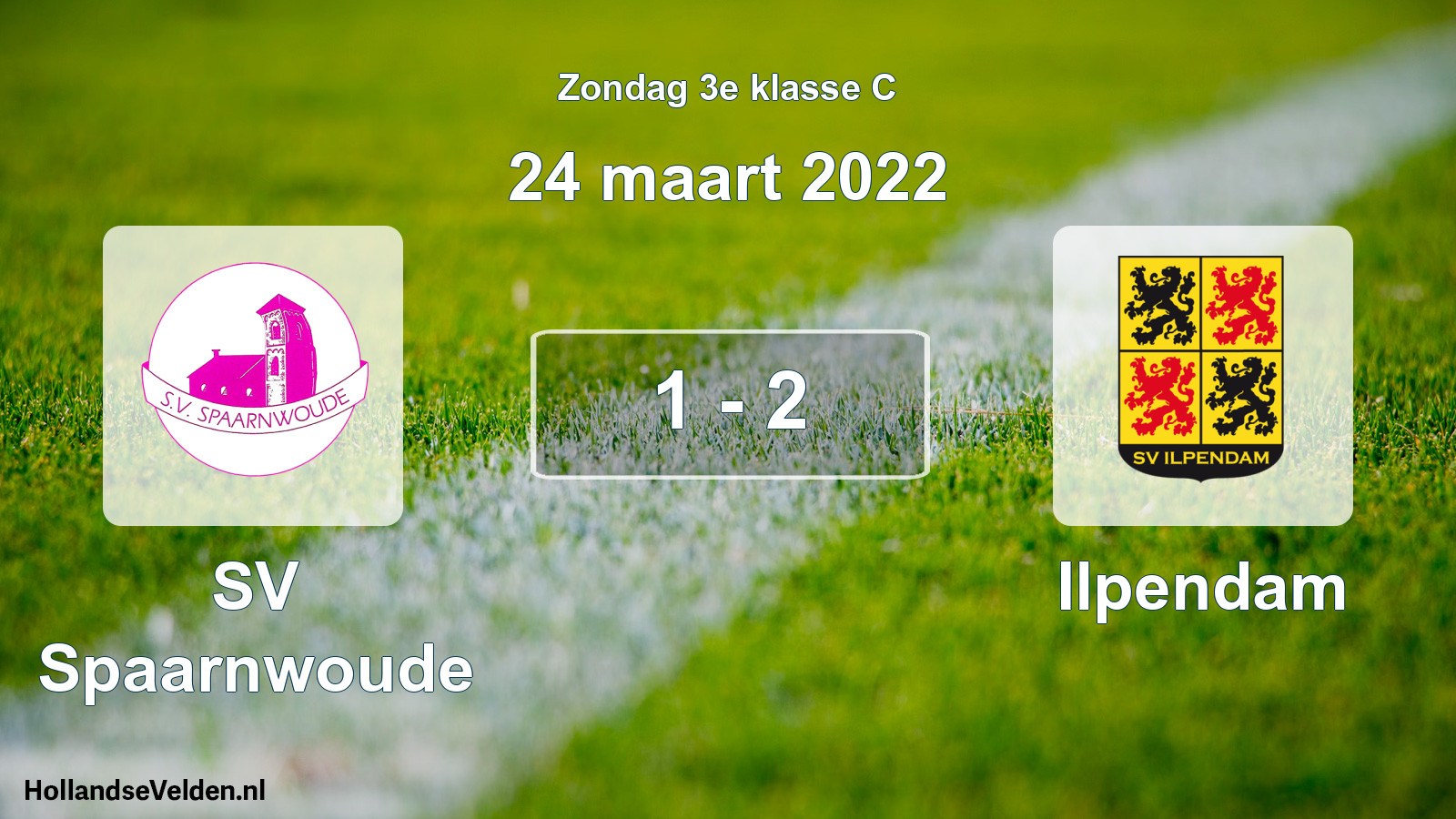Total number of matches played: SV Spaarnwoude - Ilpendam 1 - 2 (24 March 2022)