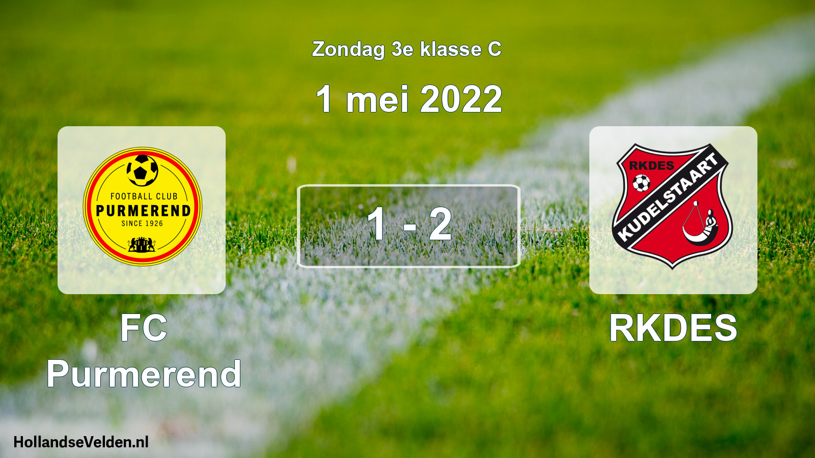 Total number of matches played: FC Purmerend - RKDES 1 - 2 (1 May 2022)