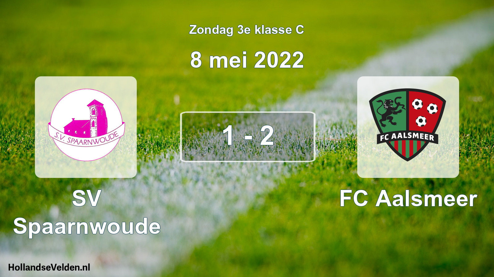 Total number of matches played: SV Spaarnwoude - FC Aalsmeer 1 - 2 (8 May 2022)