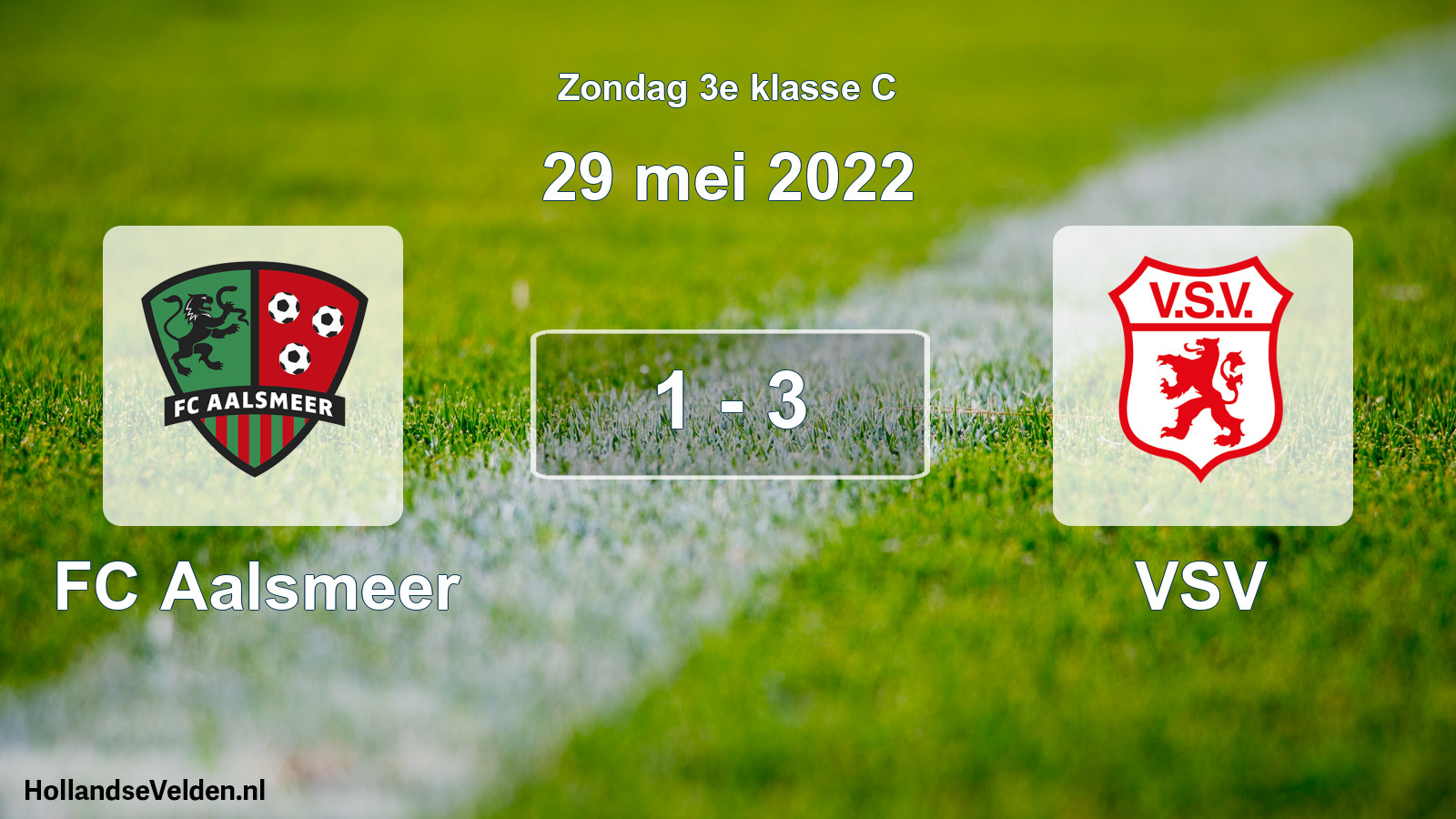 Total number of matches played: FC Aalsmeer - VSV 1 - 3 (29 May 2022)