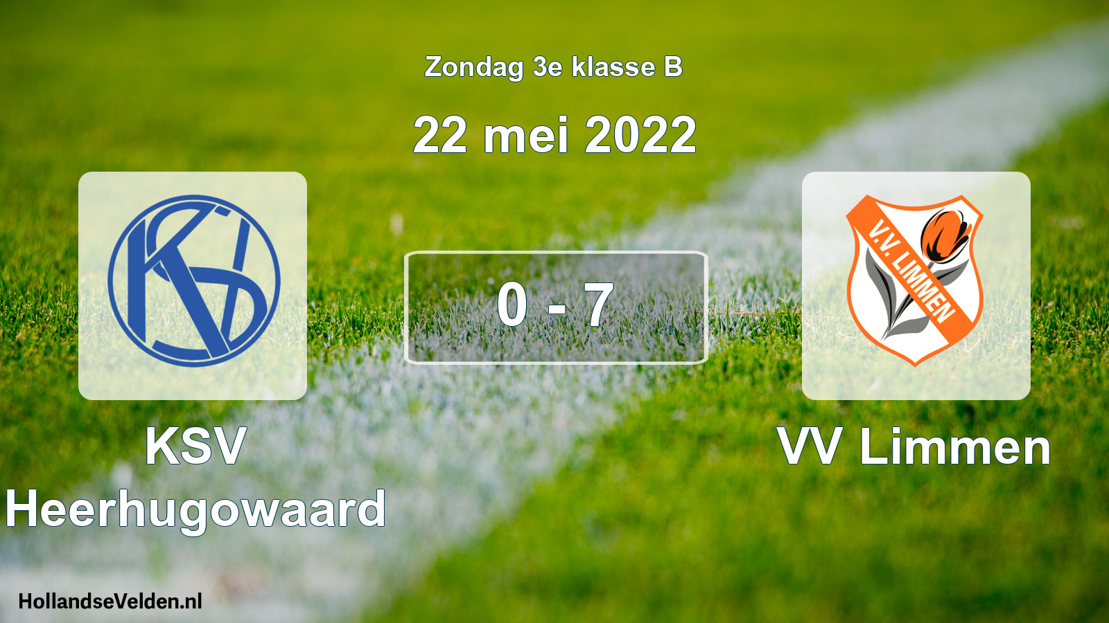 Total number of matches played: KSV Heerhugowaard - VV Limmen 0 - 7 (22 May 2022)