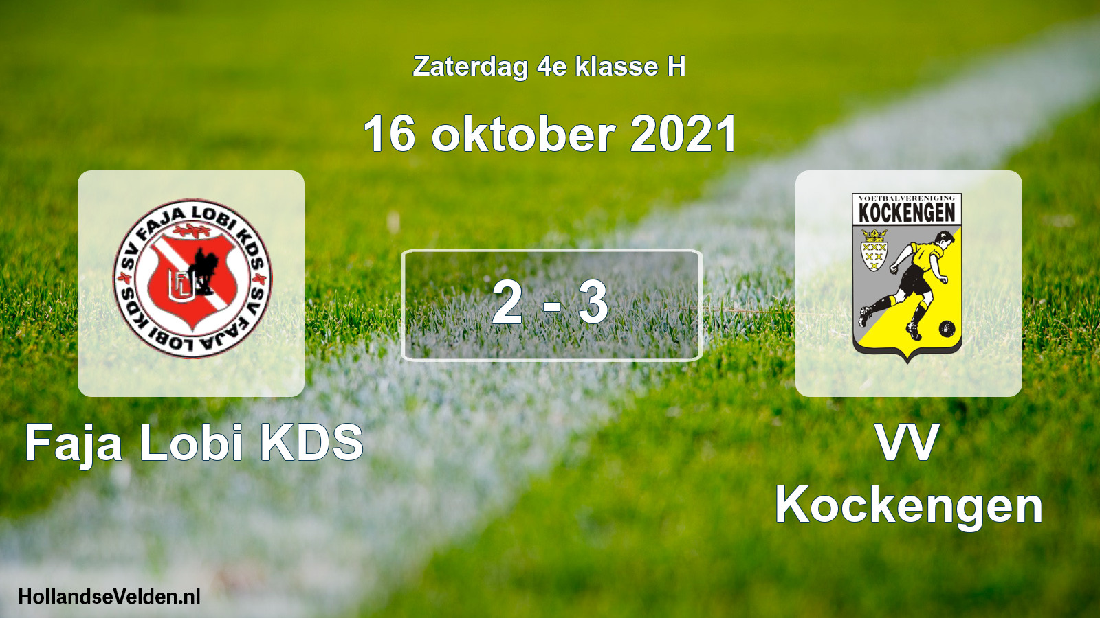 Total number of matches played: Faja Lobi KDS - VV Kockengen 2 - 3 (16 October 2021)