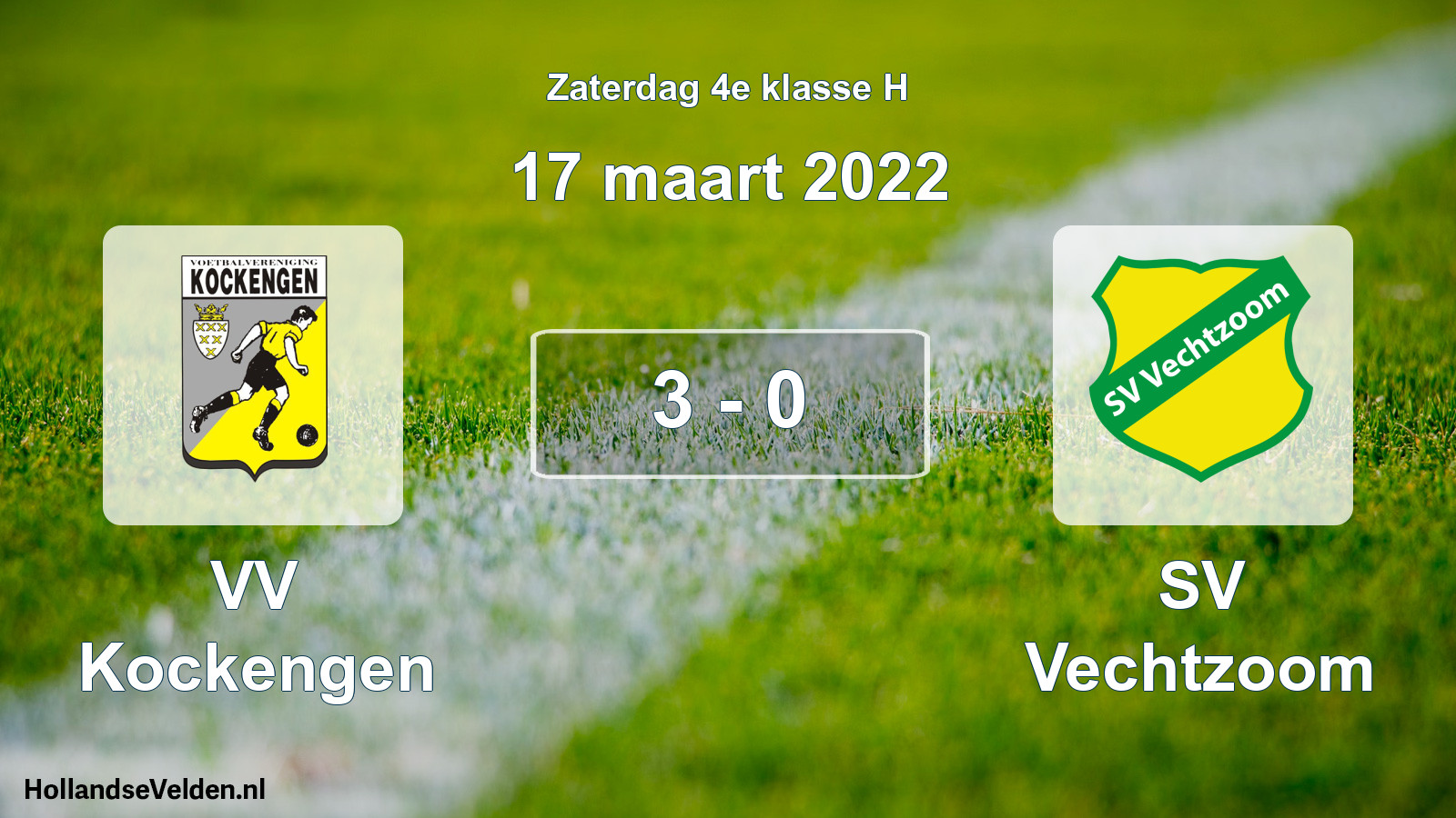 Total number of matches played: VV Kockengen - SV Vechtzoom 3 - 0 (17 March 2022)