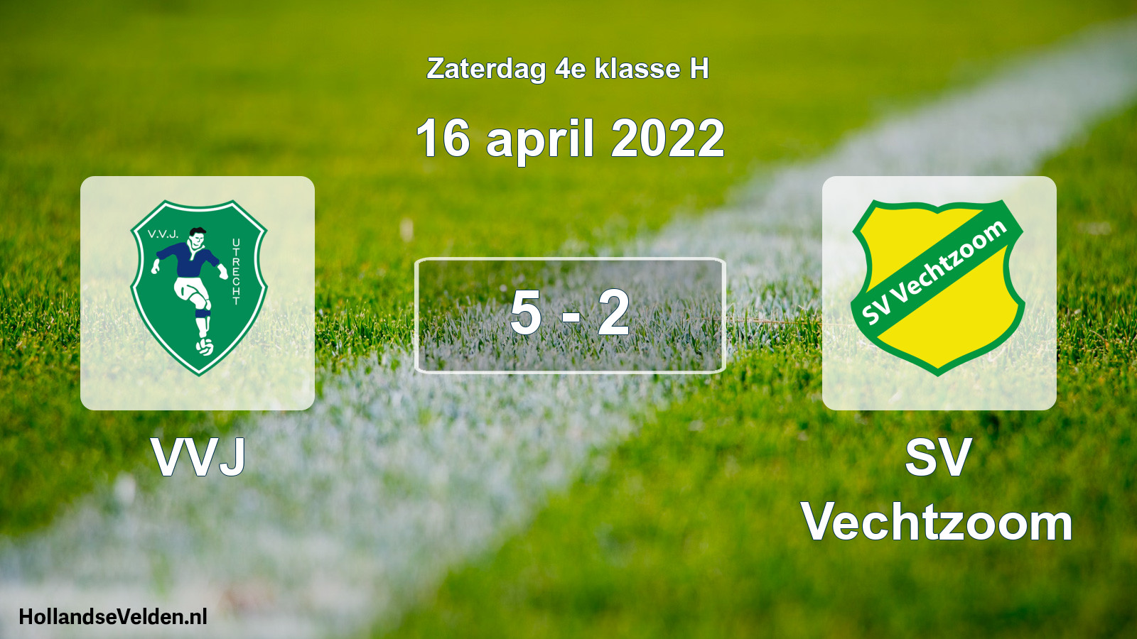 Total number of matches played: VVJ - SV Vechtzoom 5 - 2 (16 April 2022)