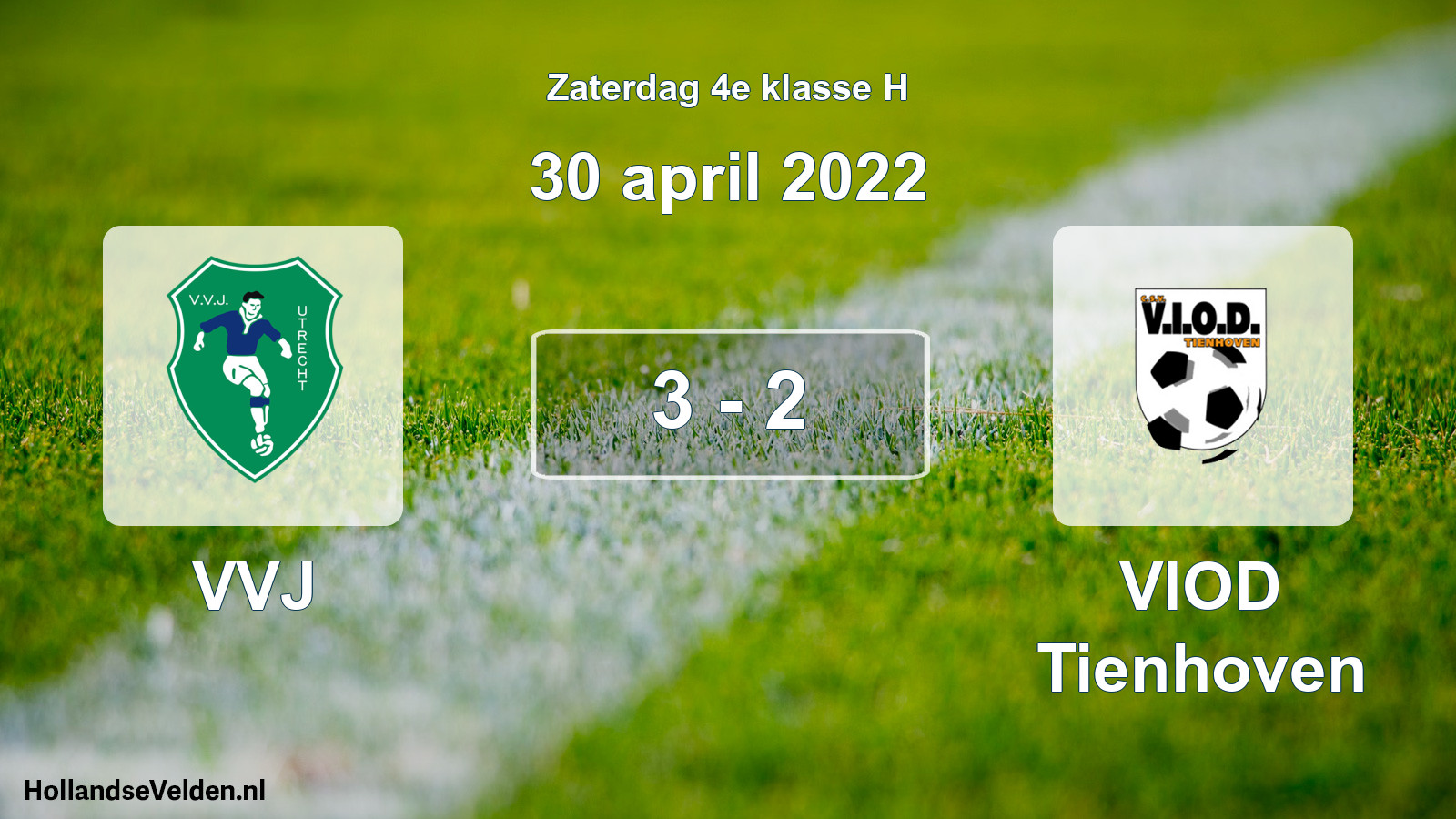 Total number of matches played: VVJ - VIOD Tienhoven 3 - 2 (30 April 2022)