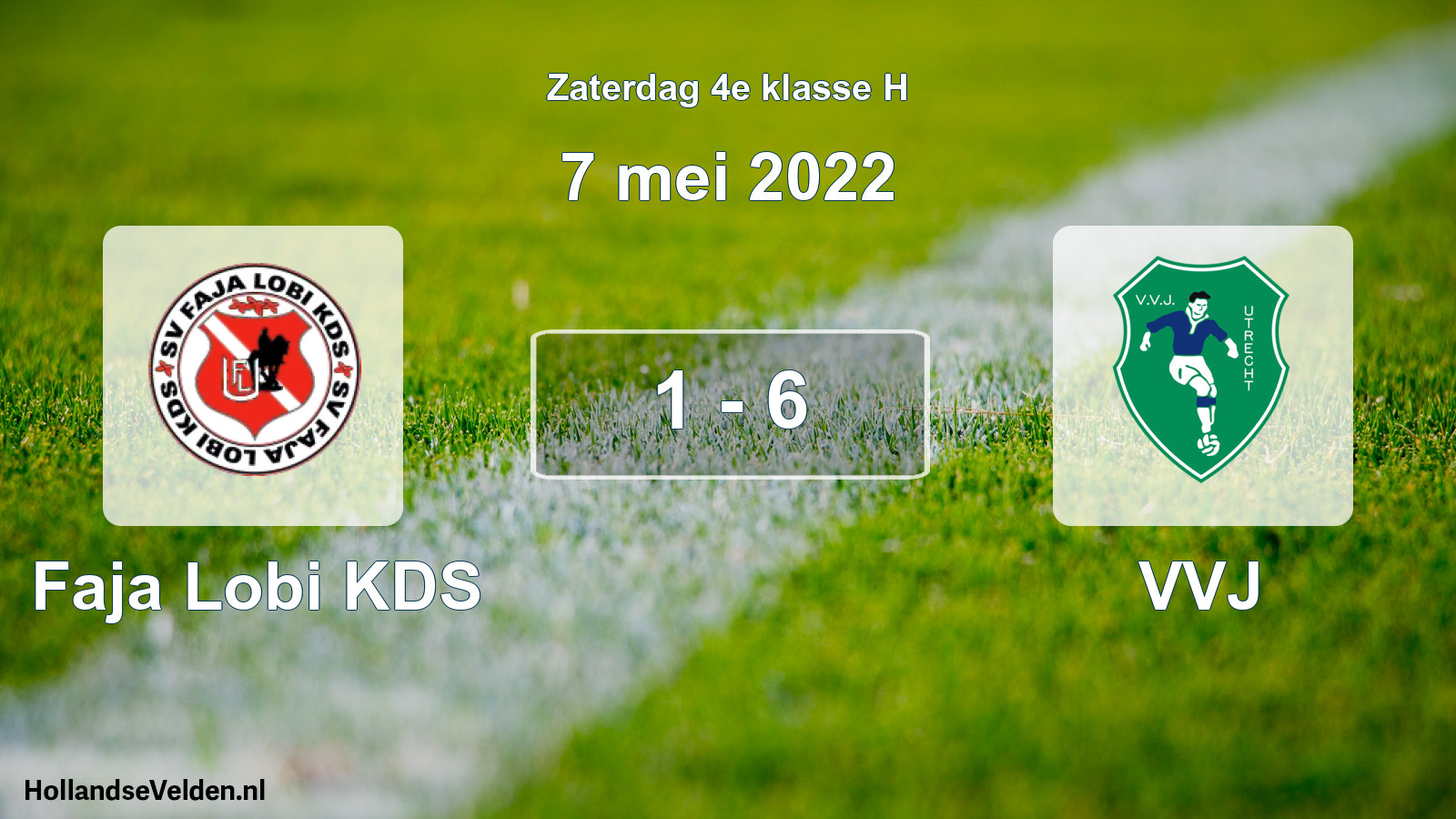 Total number of matches played: Faja Lobi KDS - VVJ 1 - 6 (7 May 2022)