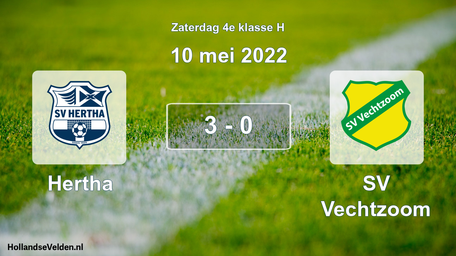 Total number of matches played: Hertha - SV Vechtzoom 3 - 0 (10 May 2022)