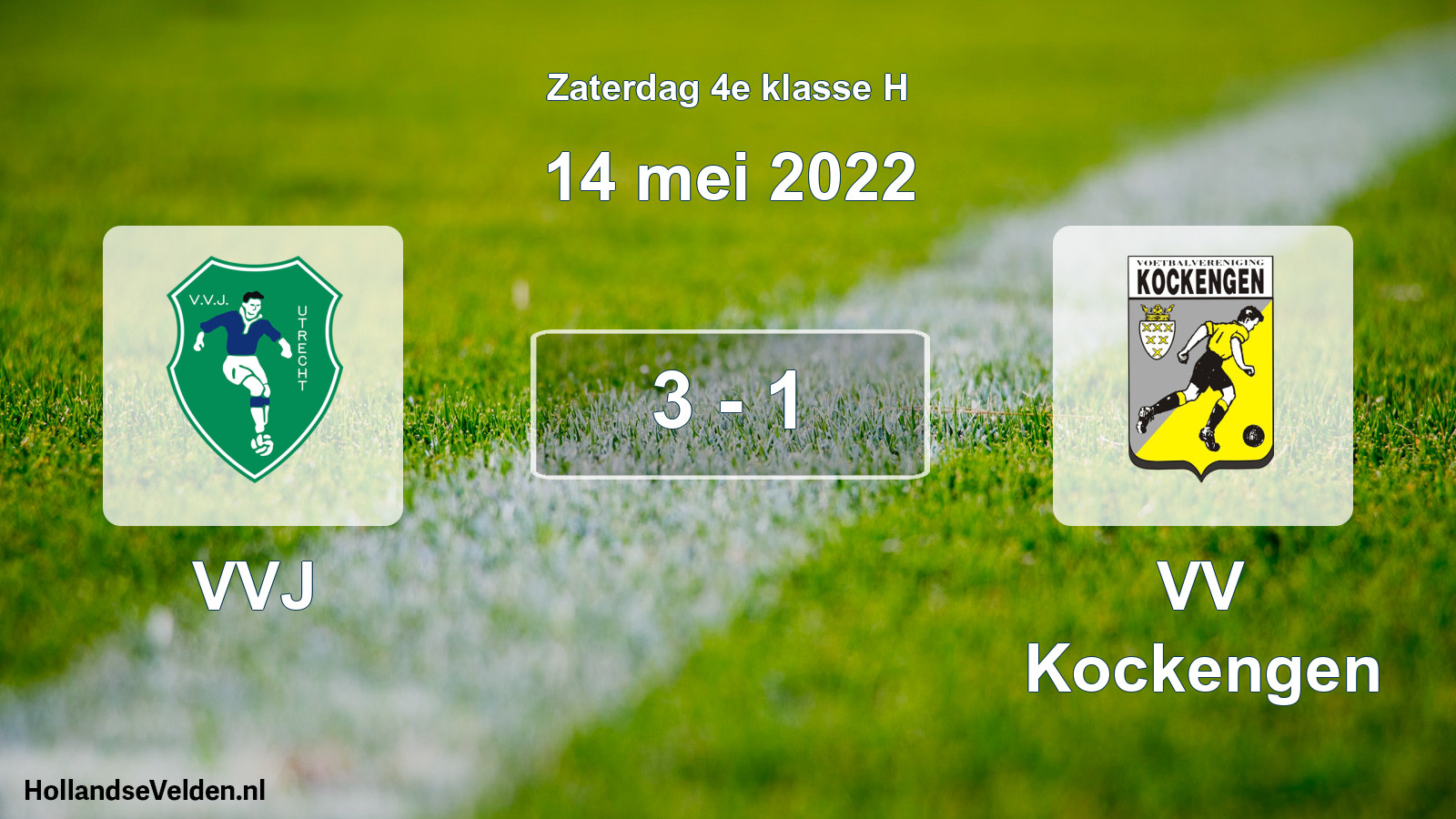 Total number of matches played: VVJ - VV Kockengen 3 - 1 (14 May 2022)