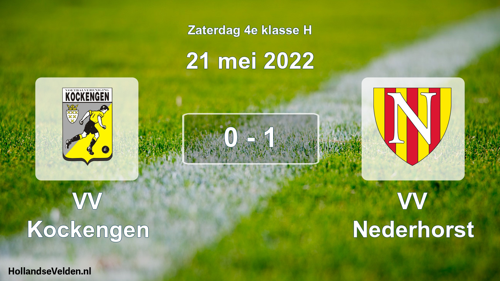 Total number of matches played: VV Kockengen - VV Nederhorst 0 - 1 (21 May 2022)
