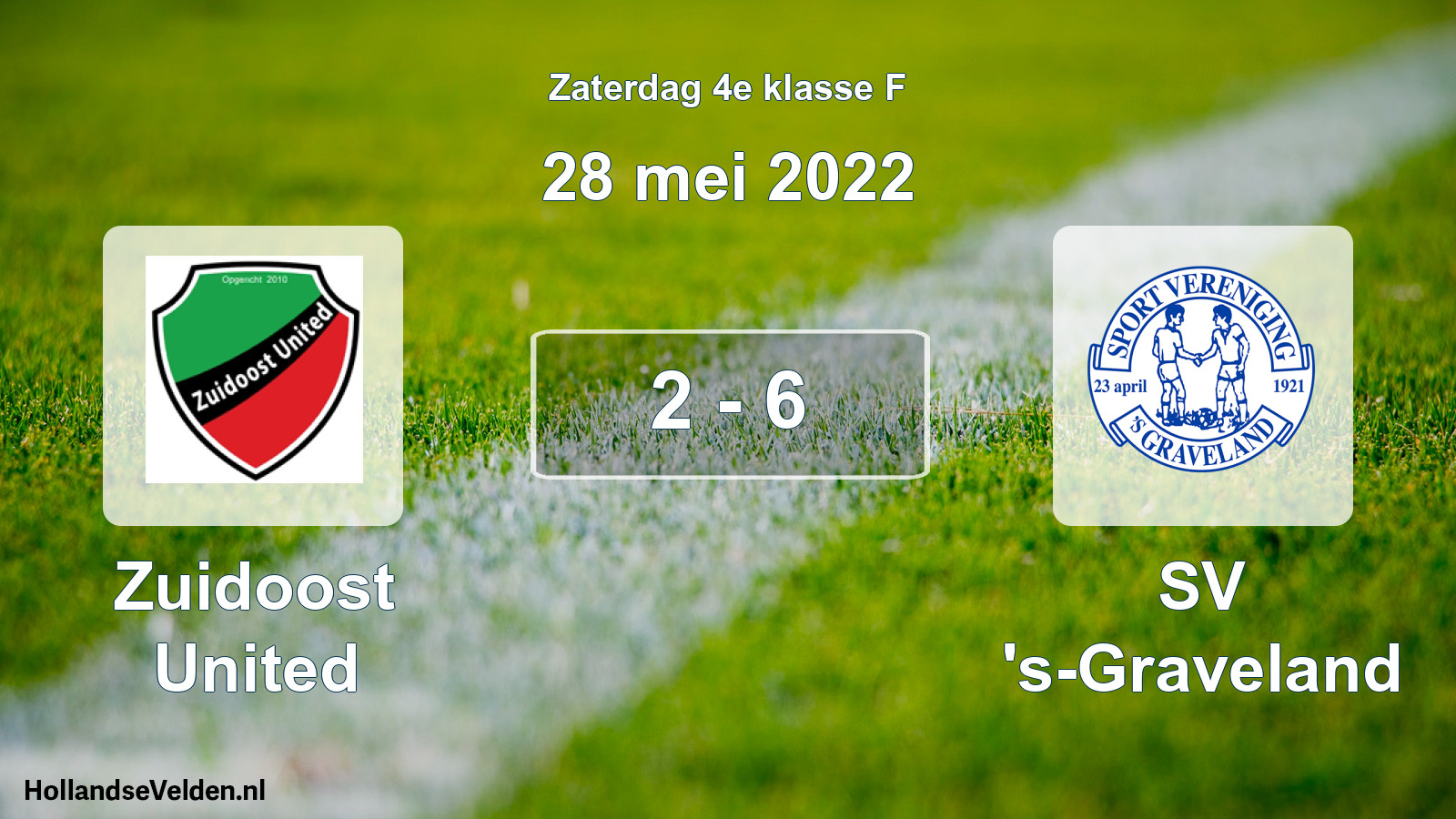 Total number of matches played: Zuidoost United - SV 's-Graveland 2 - 6 (28 May 2022)