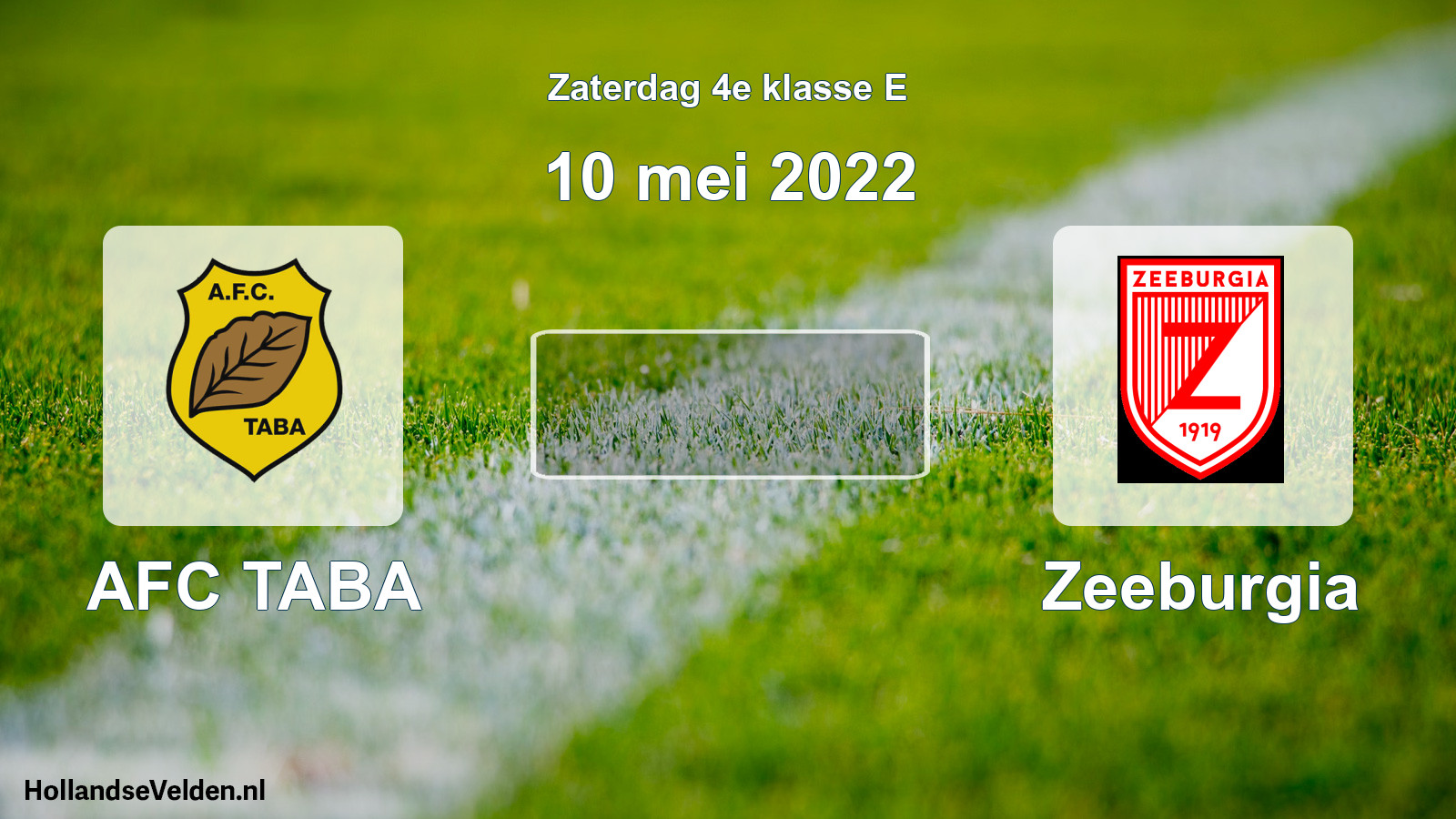Scheduled Match: AFC TABA - Zeeburgia (10 May 2022)