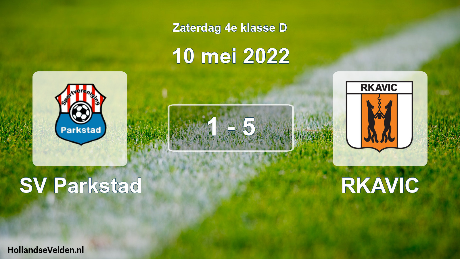 Total number of matches played: SV Parkstad - RKAVIC 1 - 5 (10 May 2022)