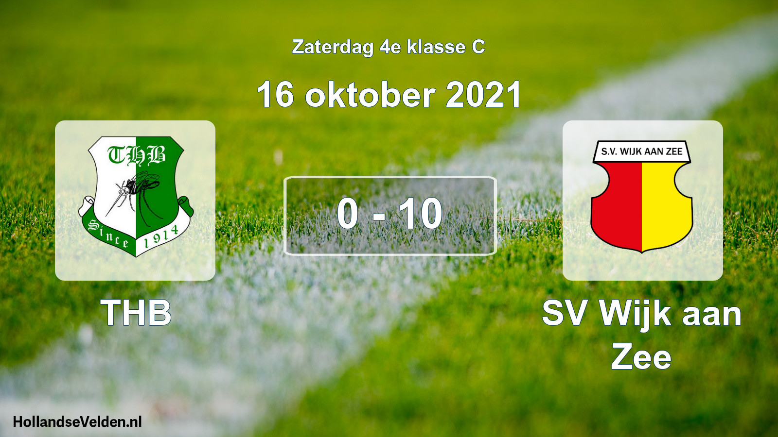 Total number of matches played: THB - SV Wijk aan Zee 0 - 10 (16 October 2021)