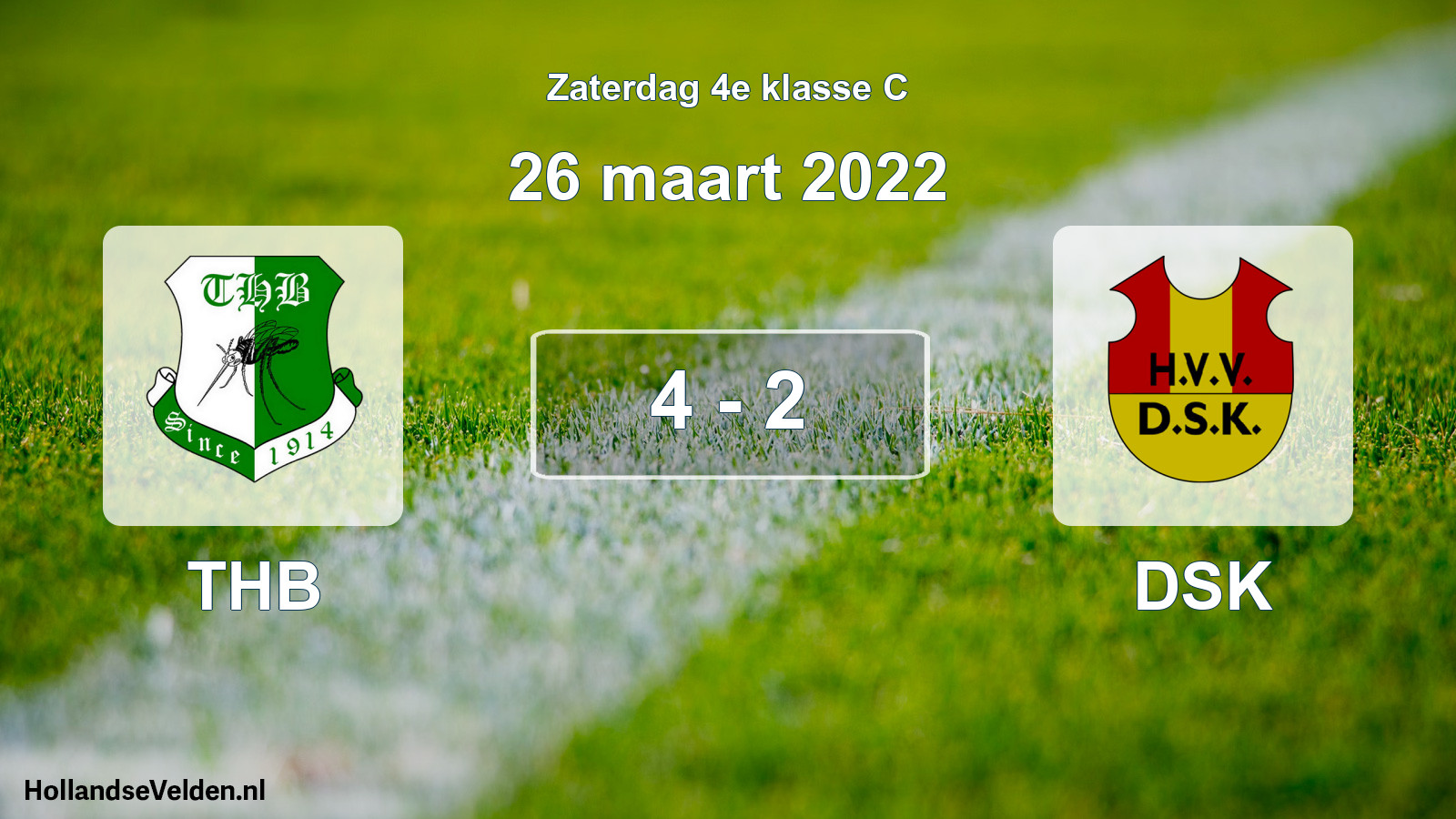 Total number of matches played: THB - DSK 4 - 2 (26 March 2022)