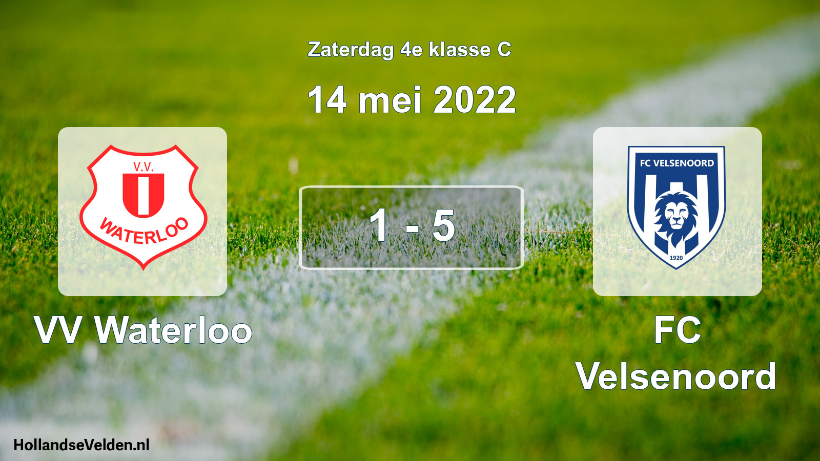 Total number of matches played: VV Waterloo - FC Velsenoord 1 - 5 (14 May 2022)