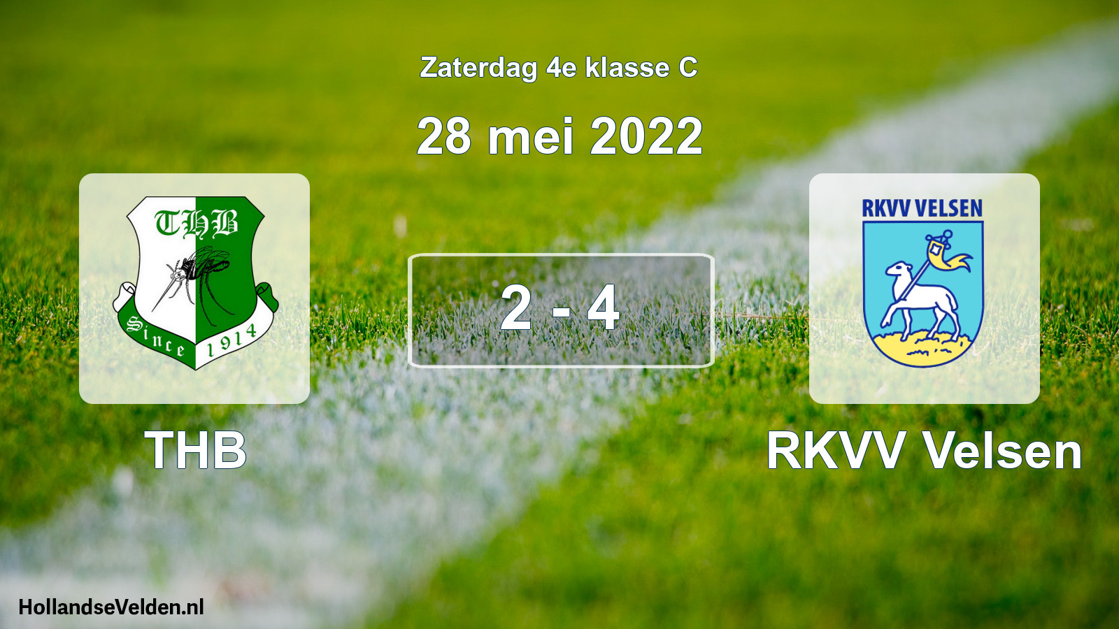 Total number of matches played: THB - RKVV Velsen 2 - 4 (28 May 2022)