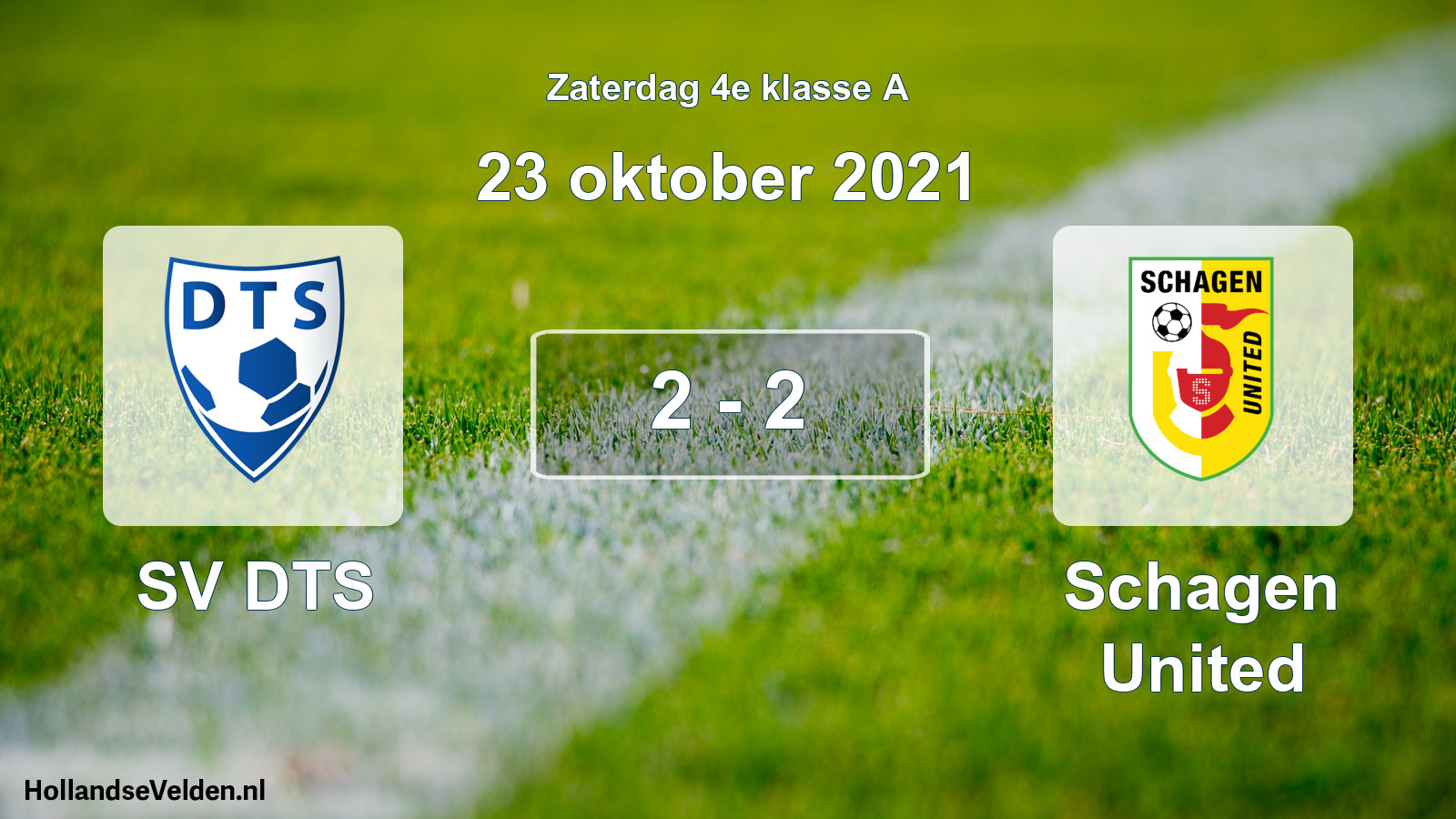 Total number of matches played: SV DTS - Schagen United 2 - 2 (23 October 2021)