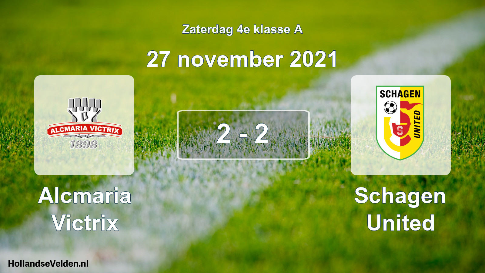Total number of matches played: Alcmaria Victrix - Schagen United 2 - 2 (27 November 2021)