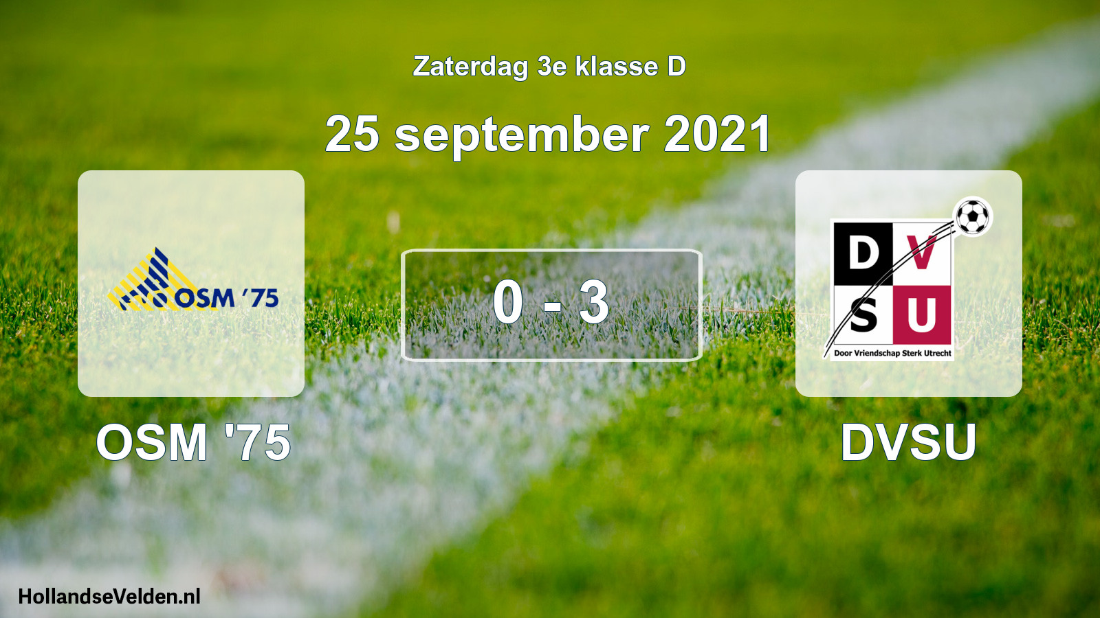 Total number of matches played: OSM '75 - DVSU 0 - 3 (25 September 2021)