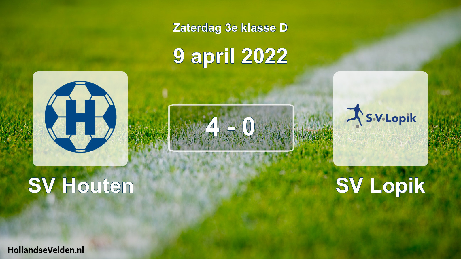 Total number of matches played: SV Houten - SV Lopik 4 - 0 (9 April 2022)