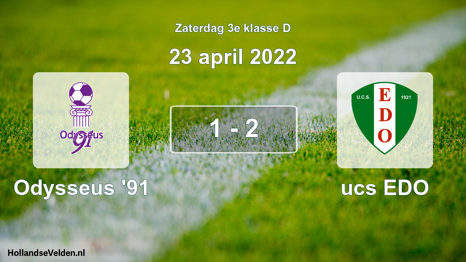 Total number of matches played: Odysseus '91 - ucs EDO 1 - 2 (23 April 2022)