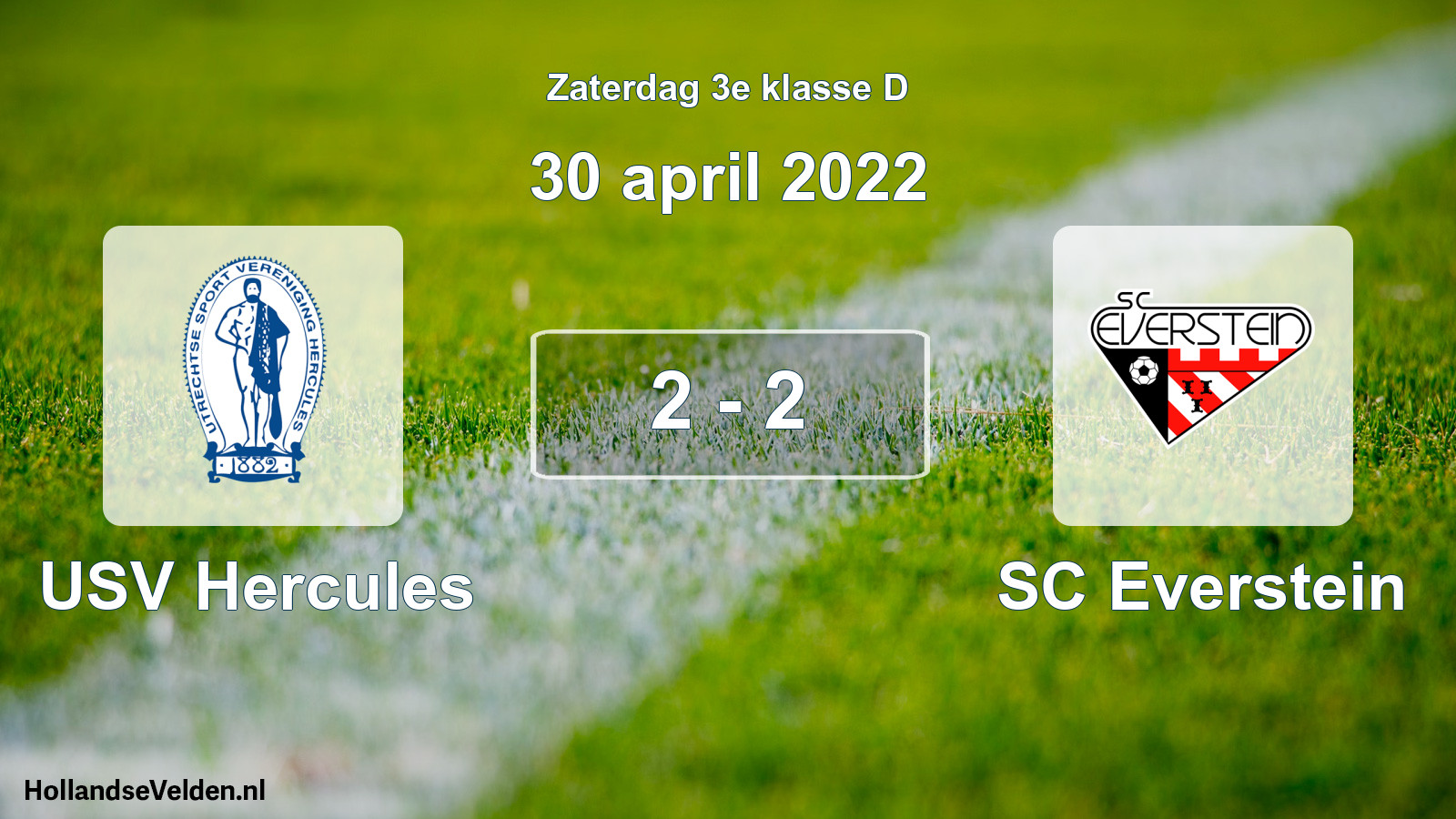 Total number of matches played: USV Hercules - SC Everstein 2 - 2 (30 April 2022)