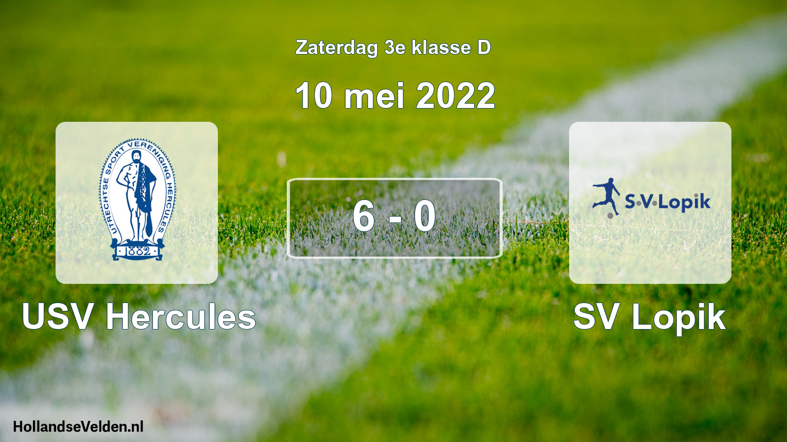 Total number of matches played: USV Hercules - SV Lopik 6 - 0 (10 May 2022)