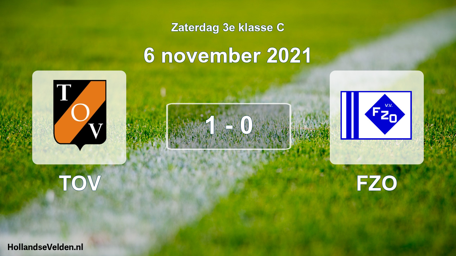 Total number of matches played: TOV - FZO 1 - 0 (6 November 2021)